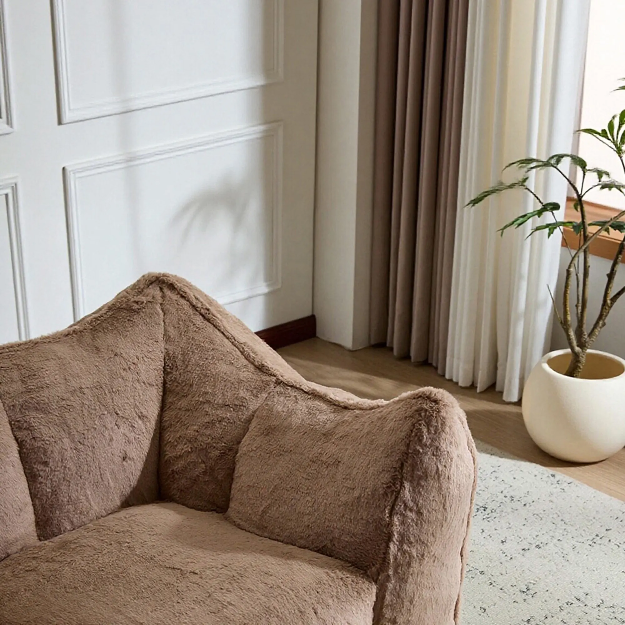 Hypnos Plush-Feel Compressed Single Sofa - Image 8