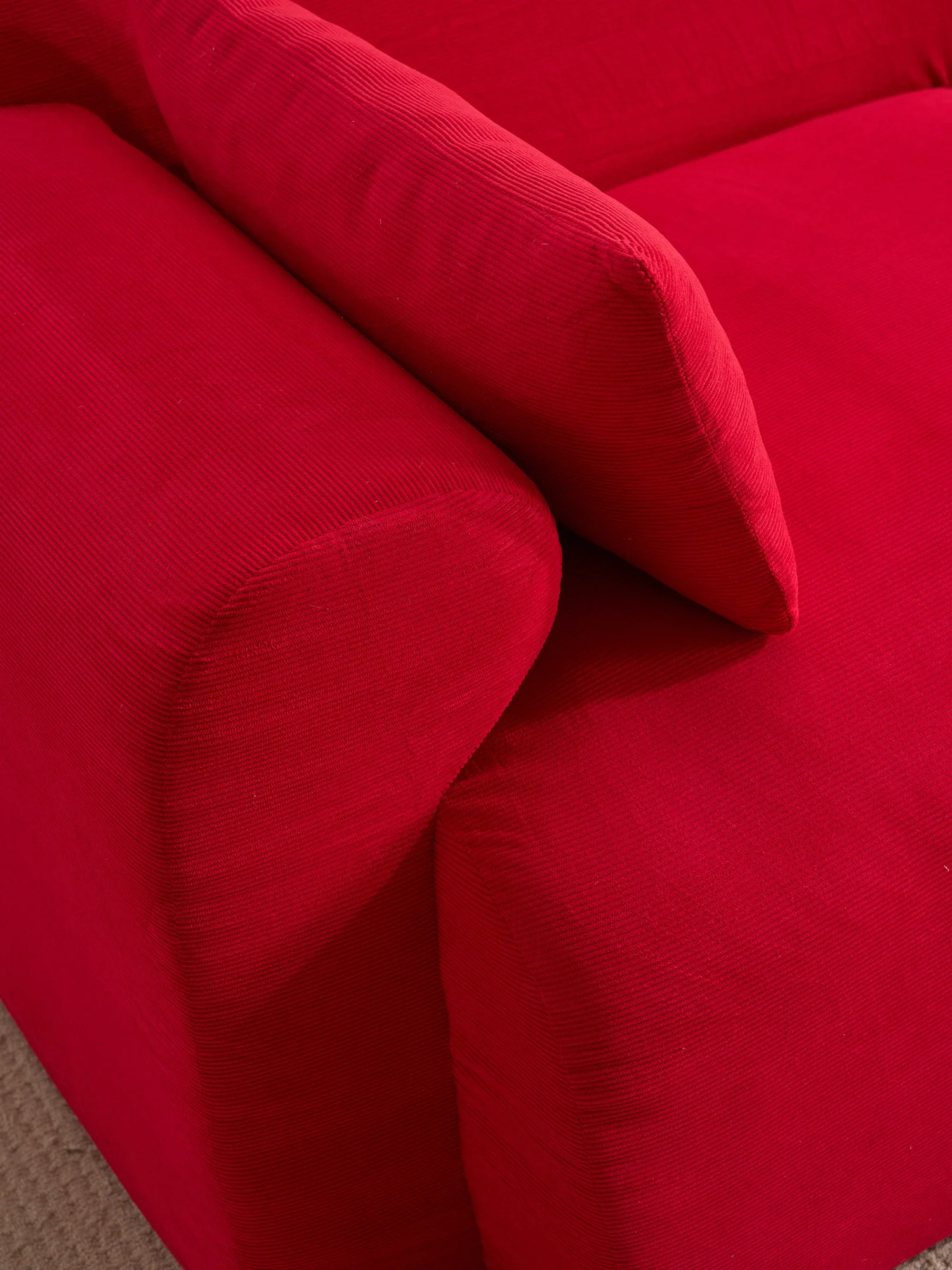 Thalia High-Saturation Compressed Loveseat Sofa - Image 11