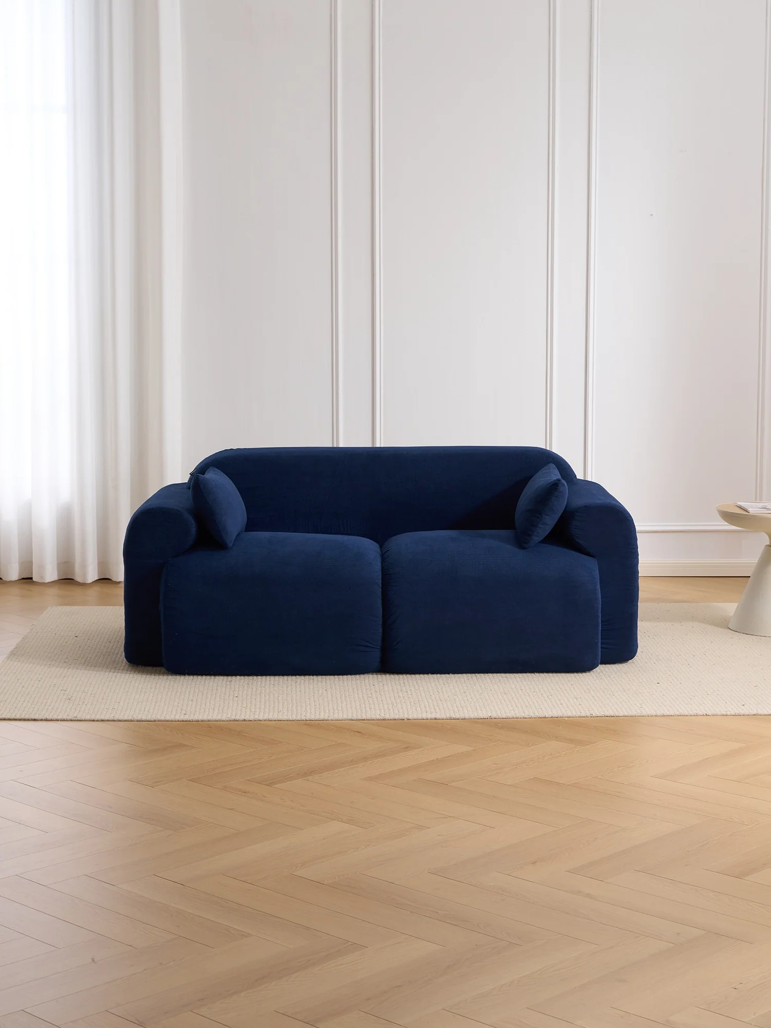 Thalia High-Saturation Compressed Loveseat Sofa - Image 14