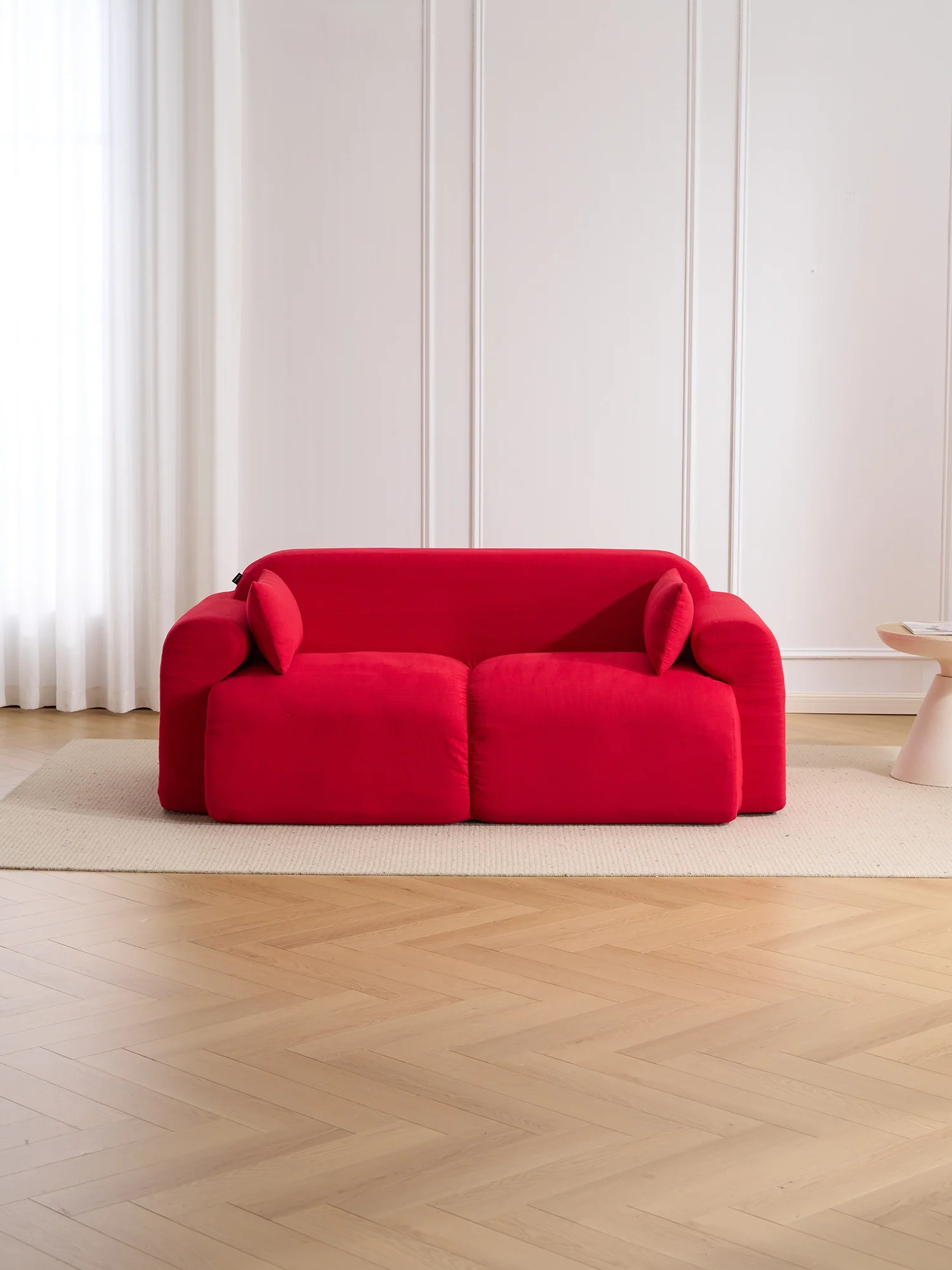 Thalia High-Saturation Compressed Loveseat Sofa - Image 3