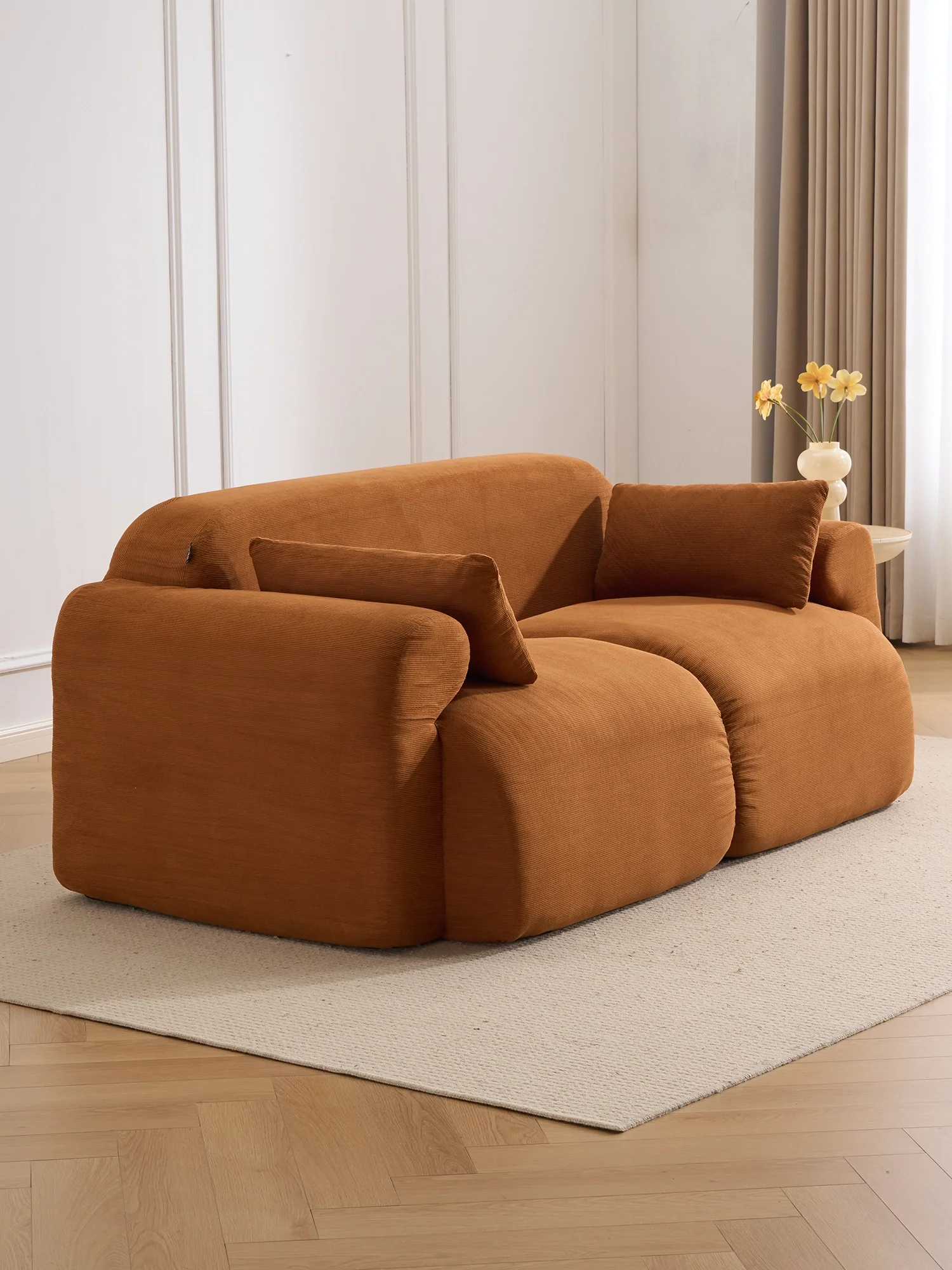 Thalia High-Saturation Compressed Loveseat Sofa - Image 41
