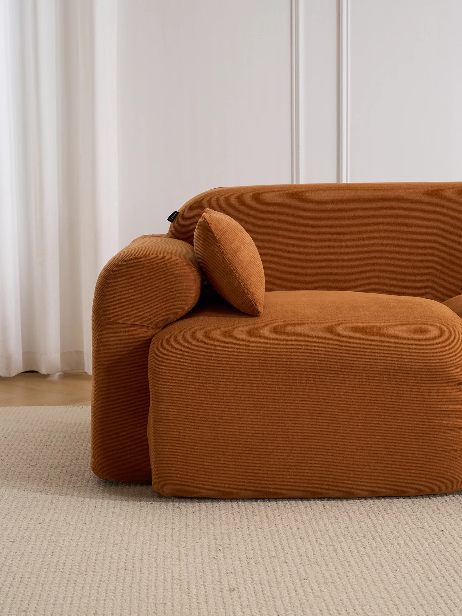 Thalia High-Saturation Compressed Loveseat Sofa - Image 43