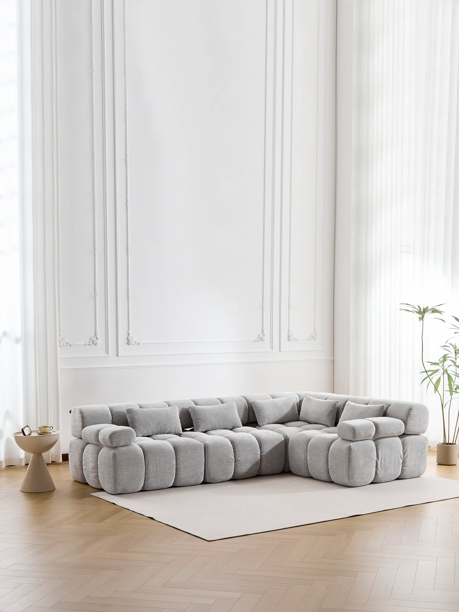 Dionysus Luxury Design Compressed Sectional Sofa - Image 3
