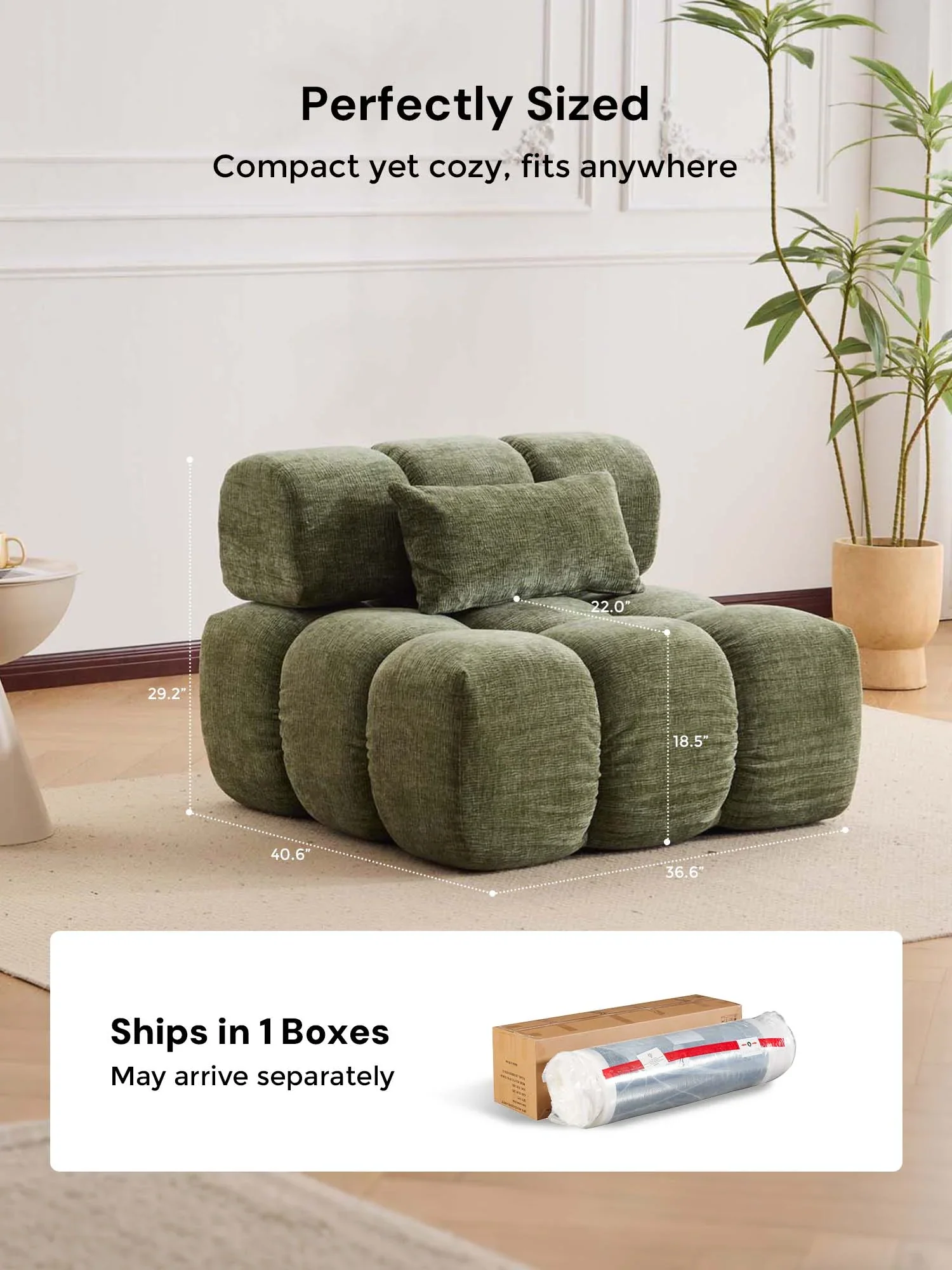 Dionysus Luxury Design Compressed Sectional Sofa - Image 41