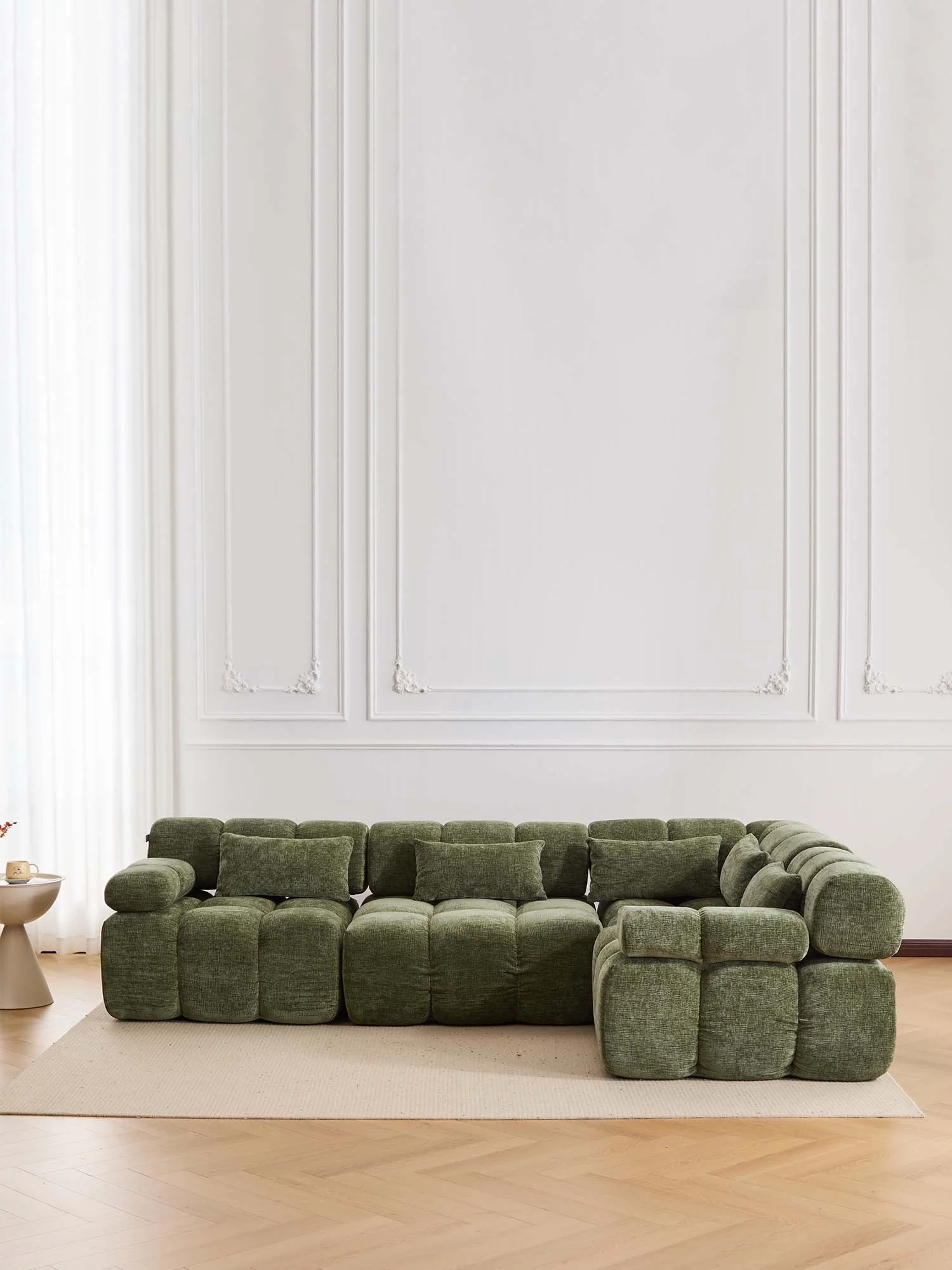 Dionysus Luxury Design Compressed Sectional Sofa - Image 6