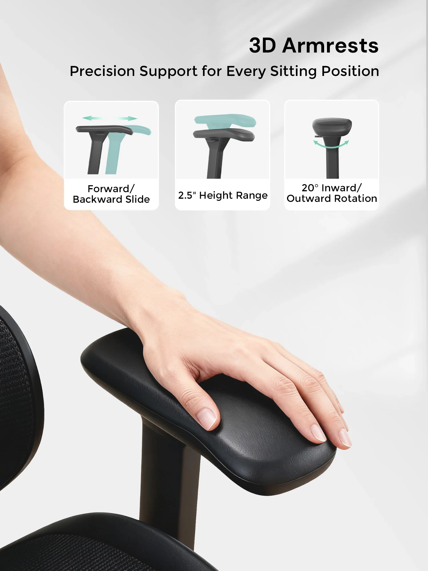 S9 Standard Ergonomic Office Chair with One-Touch Adjustment - Image 30