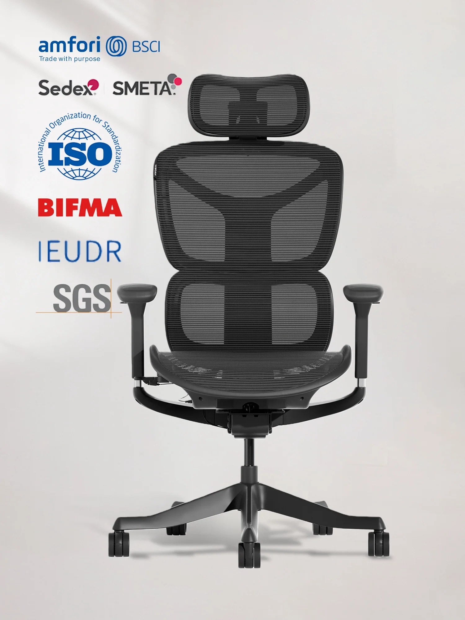 S9 Standard Ergonomic Office Chair with One-Touch Adjustment - Image 35