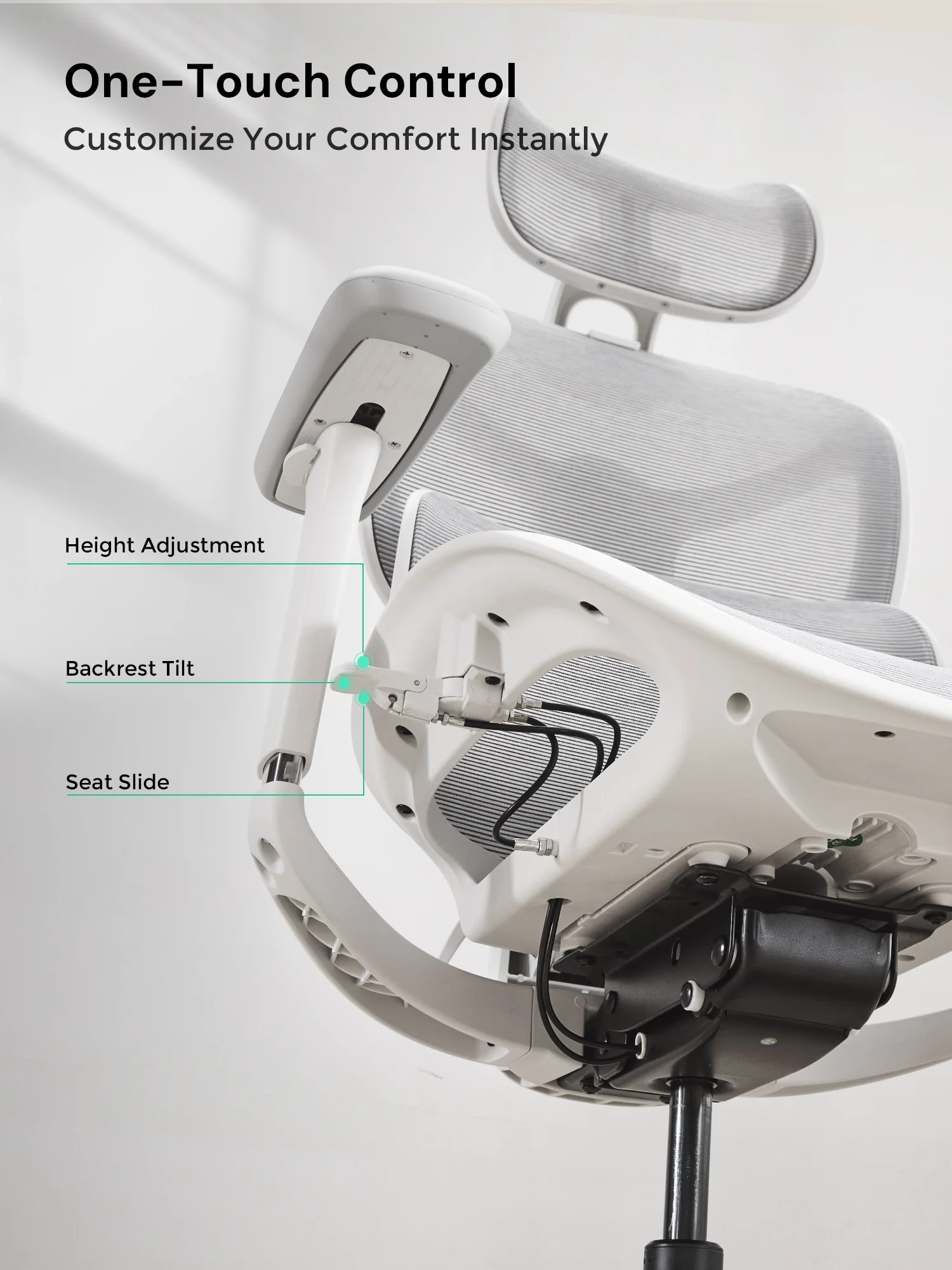 S9 Standard Ergonomic Office Chair with One-Touch Adjustment - Image 50