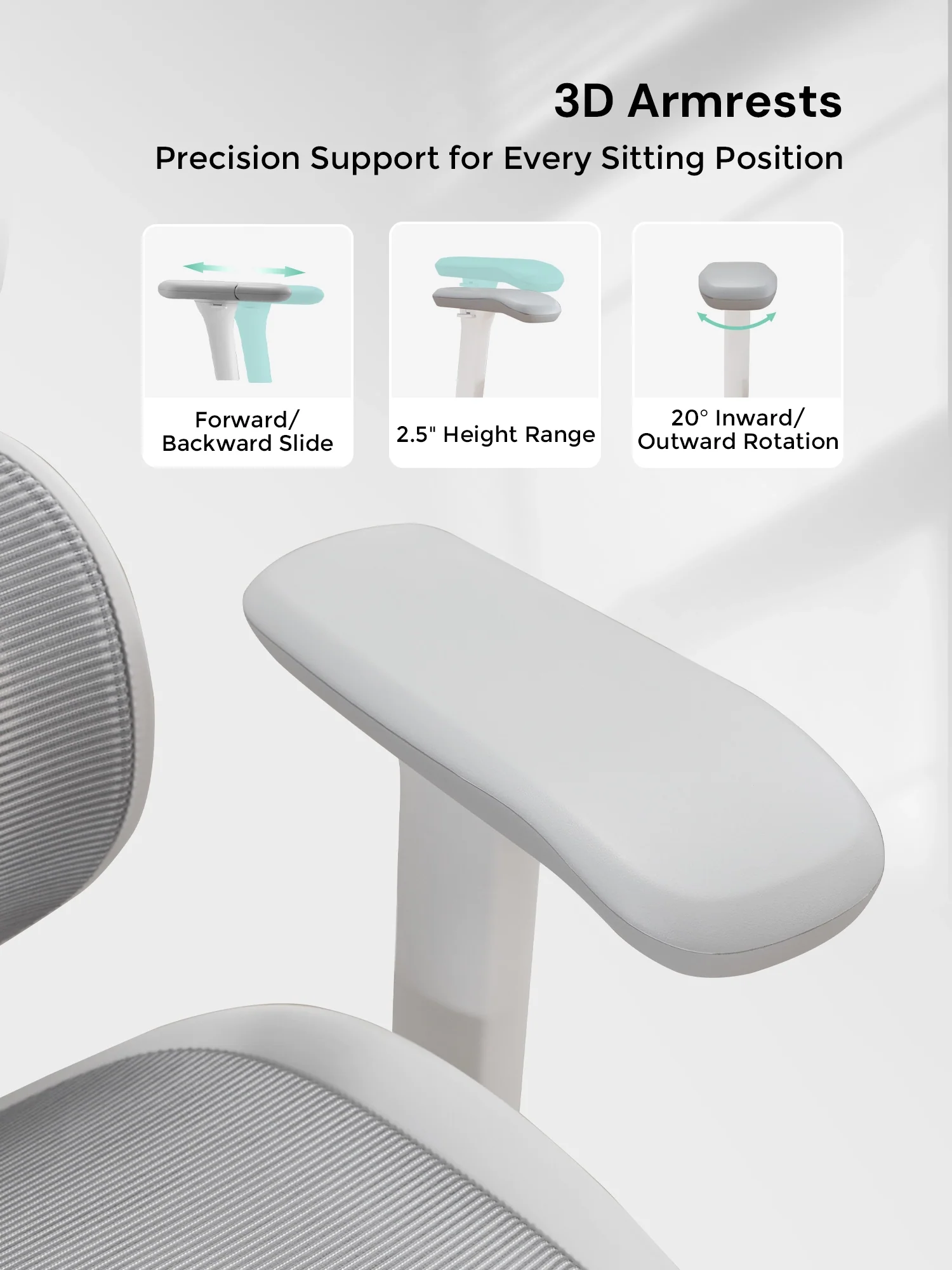 S9 Standard Ergonomic Office Chair with One-Touch Adjustment - Image 7