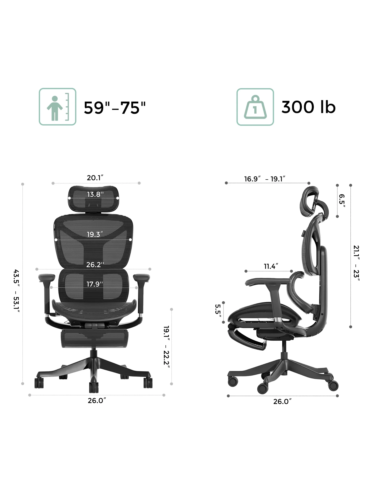 S9 Standard Ergonomic Office Chair with One-Touch Adjustment - Image 71