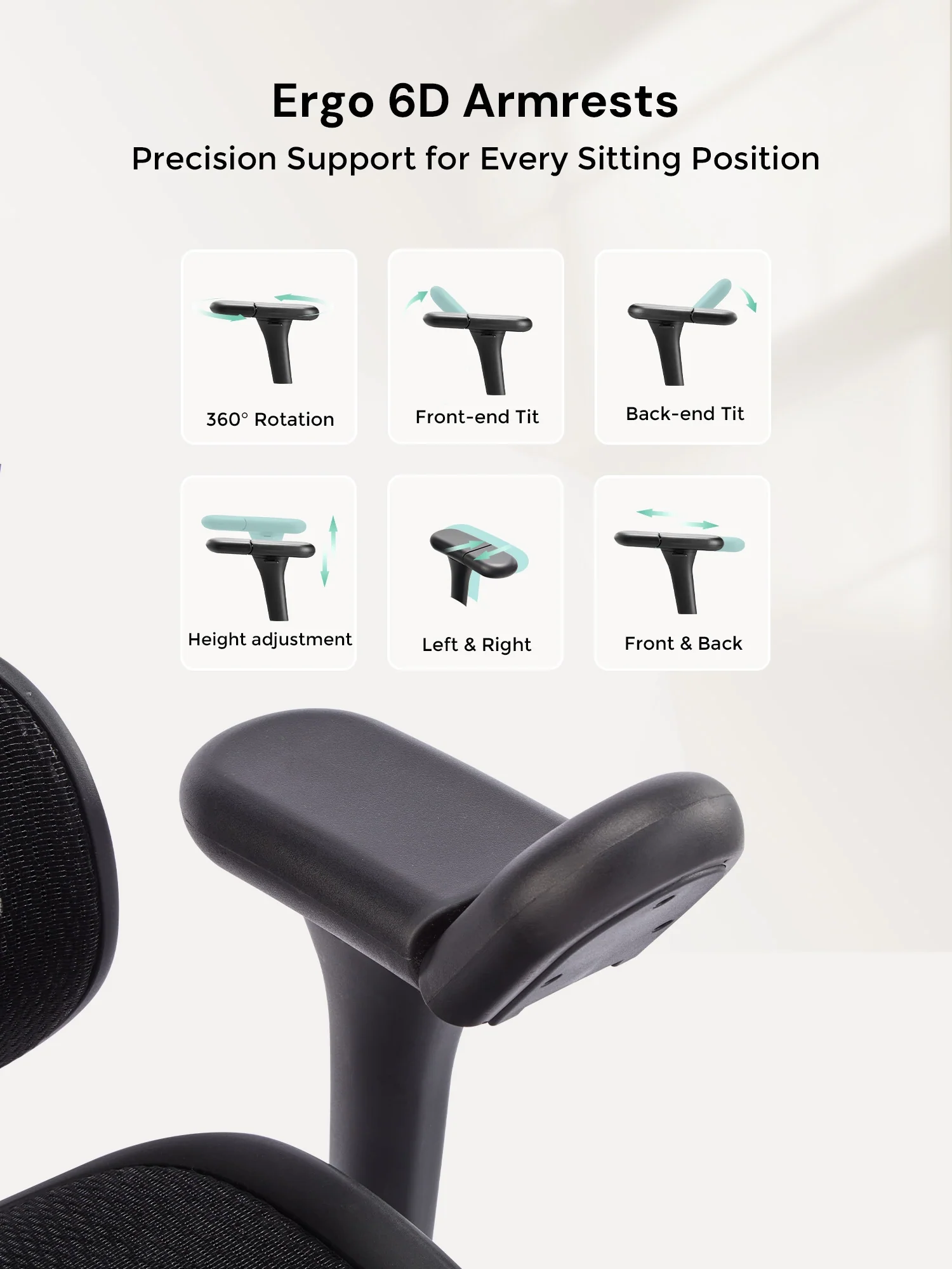 S9 Standard Ergonomic Office Chair with One-Touch Adjustment - Image 74