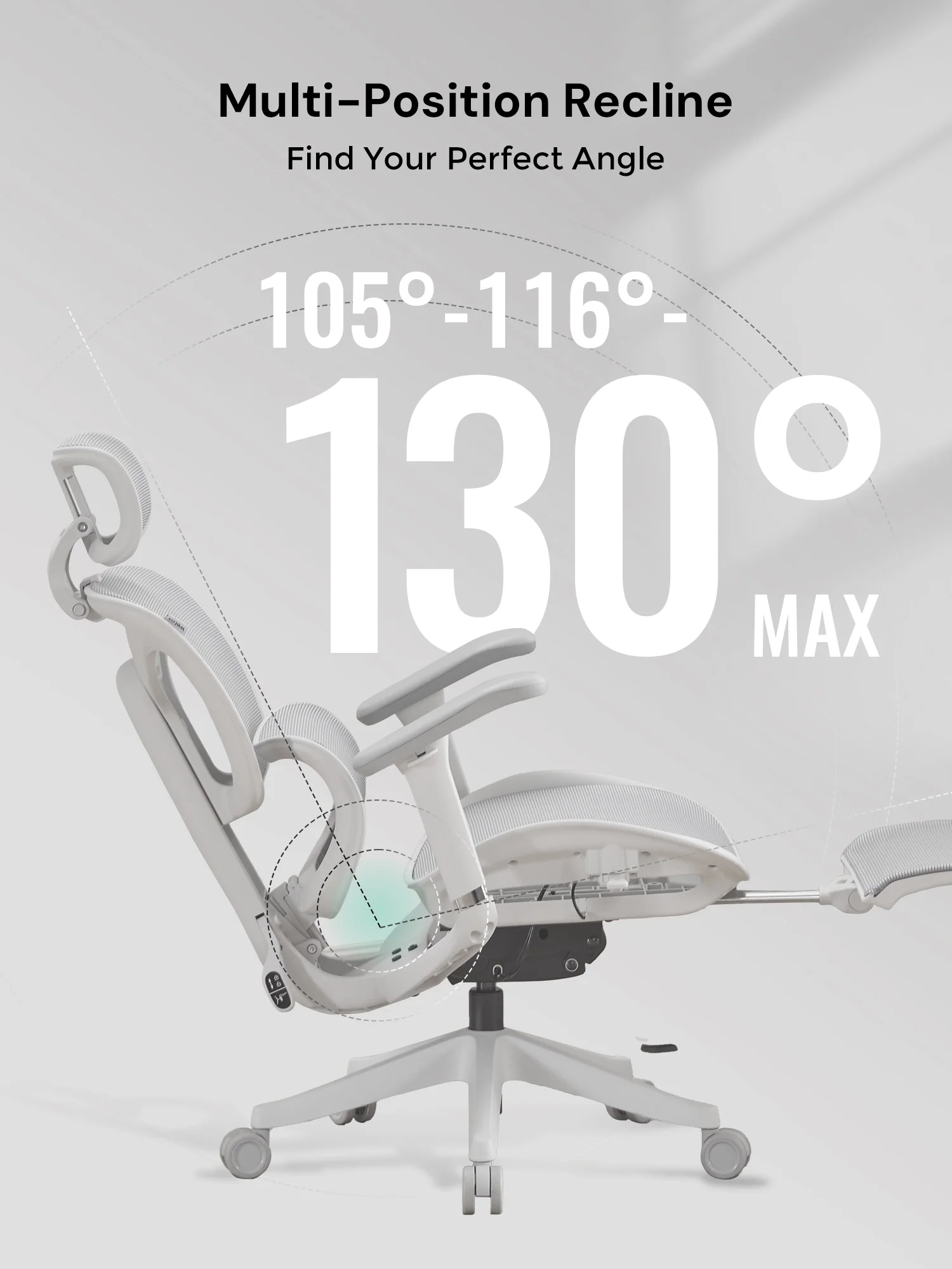 S9 Standard Ergonomic Office Chair with One-Touch Adjustment - Image 9