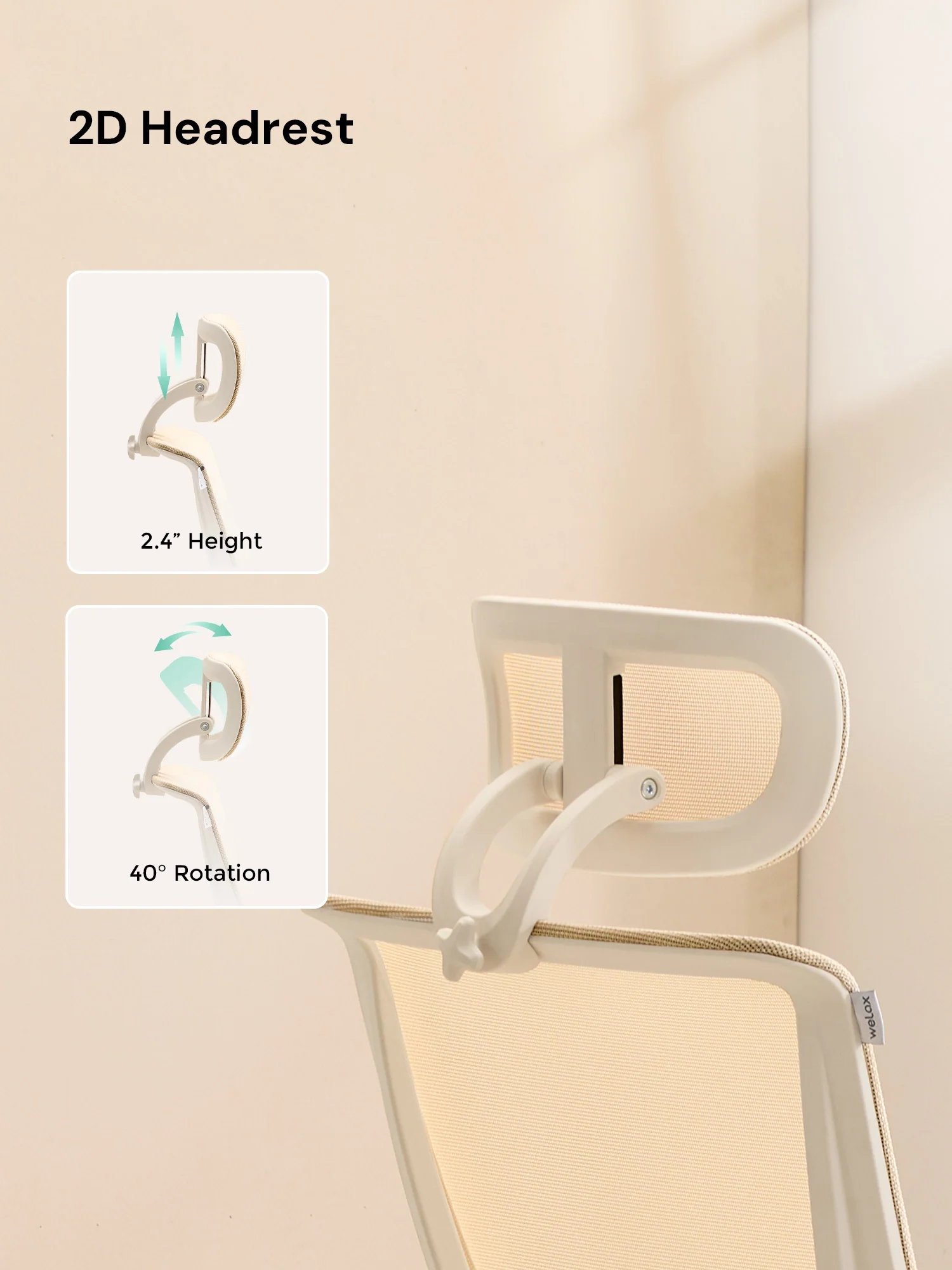 S4 Ergonomic Desk Chair with Foldable Backrest - Image 33