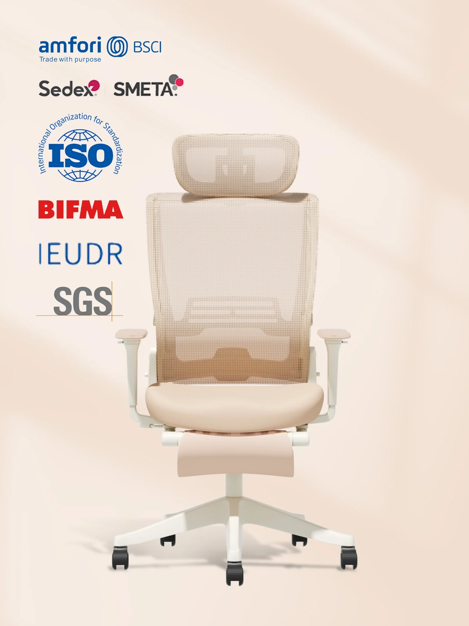 S4 Ergonomic Desk Chair with Foldable Backrest - Image 36