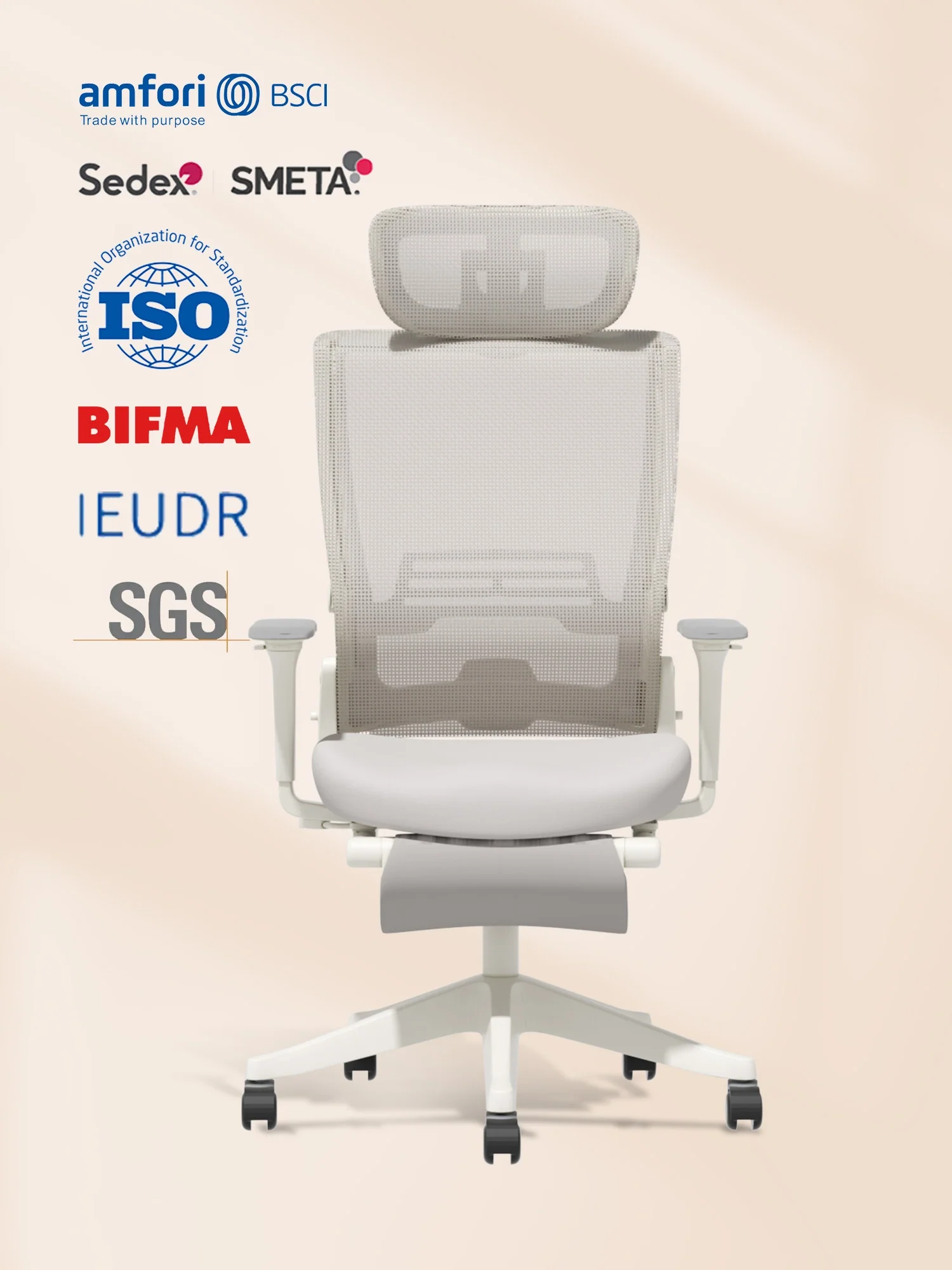 S4 Ergonomic Desk Chair with Foldable Backrest - Image 39