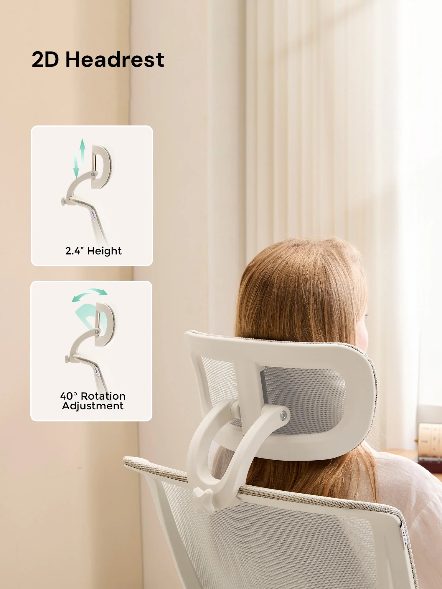 S4 Ergonomic Desk Chair with Foldable Backrest - Image 45