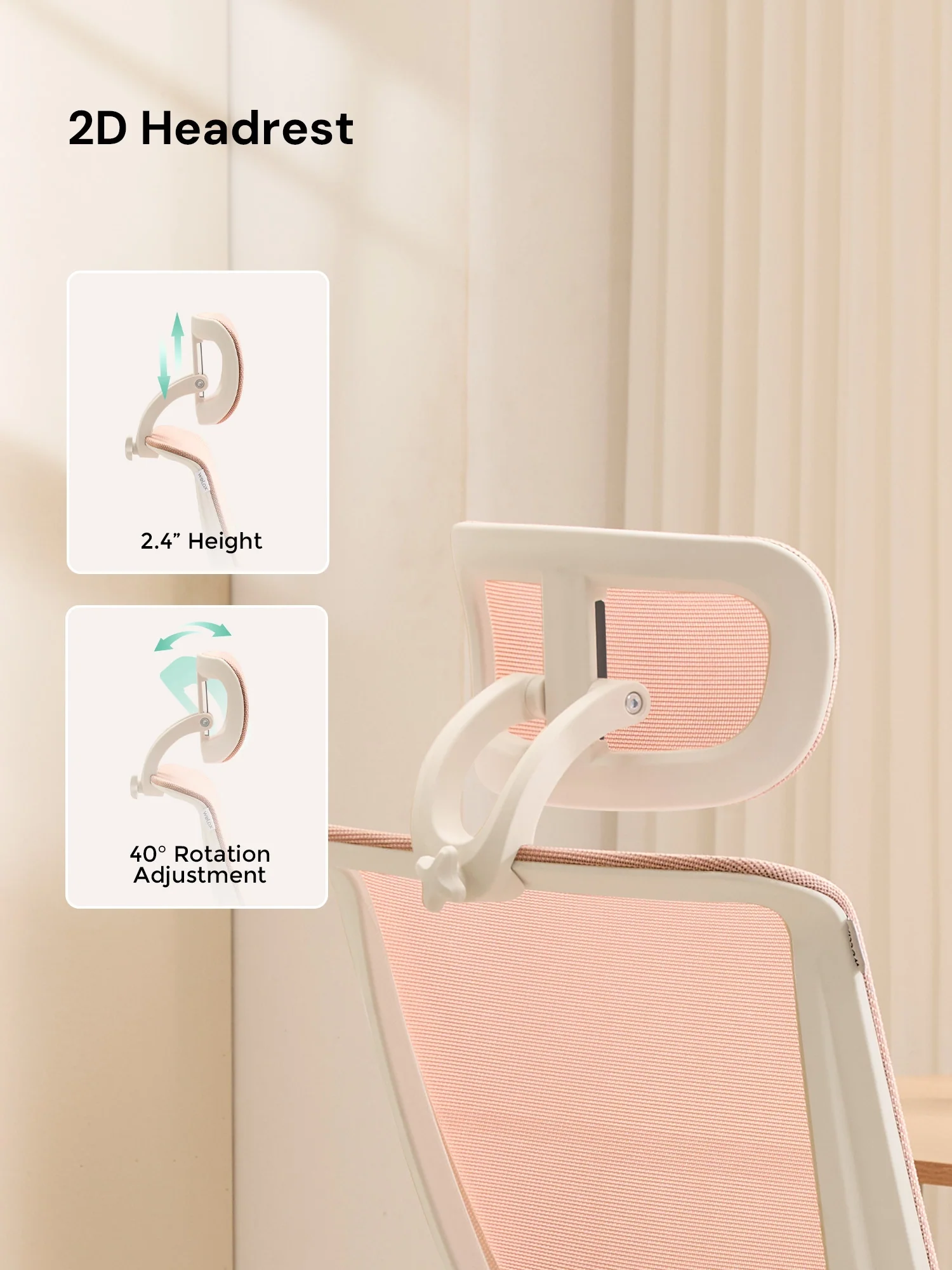 S4 Ergonomic Desk Chair with Foldable Backrest - Image 62