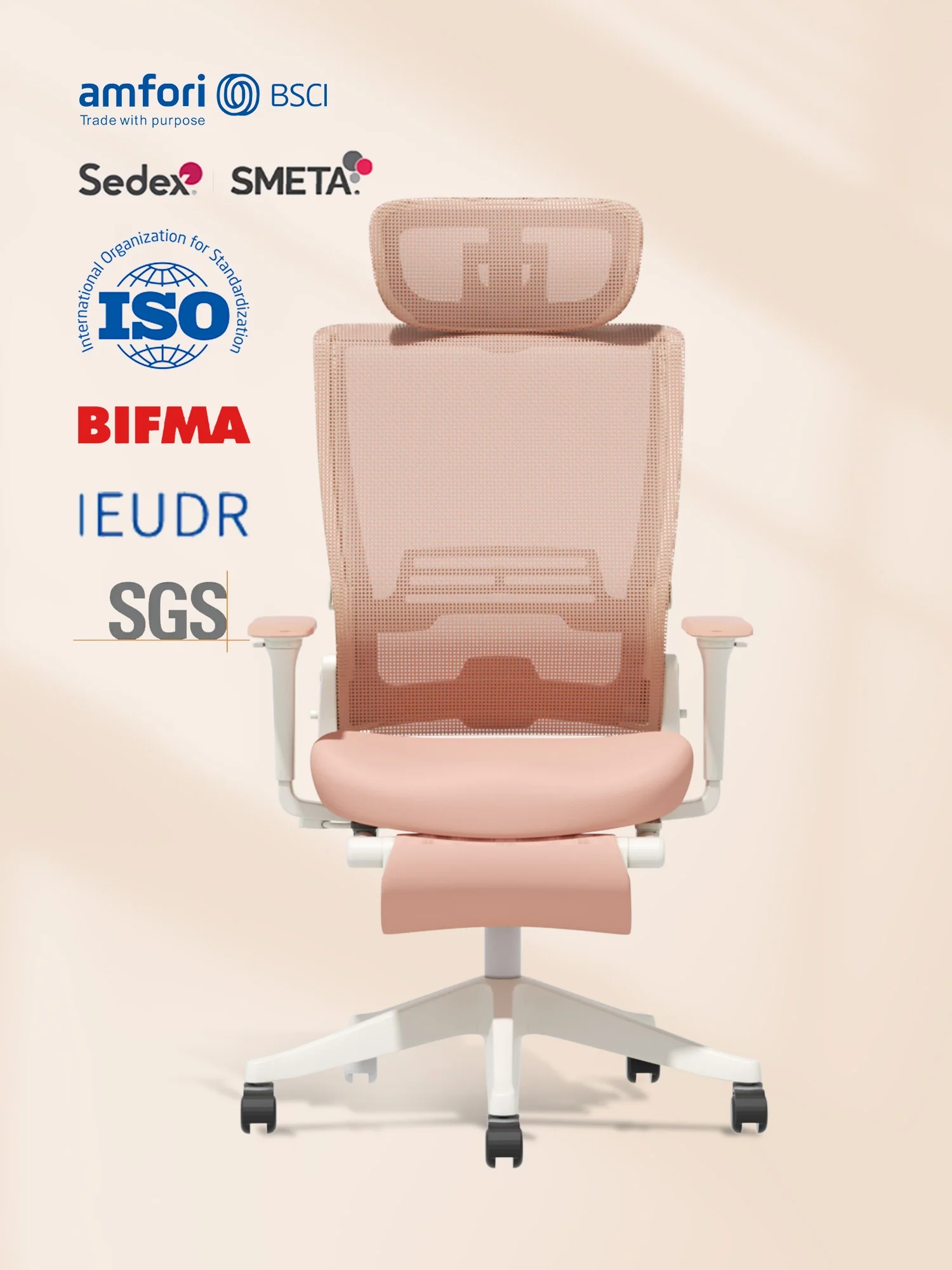 S4 Ergonomic Desk Chair with Foldable Backrest - Image 63