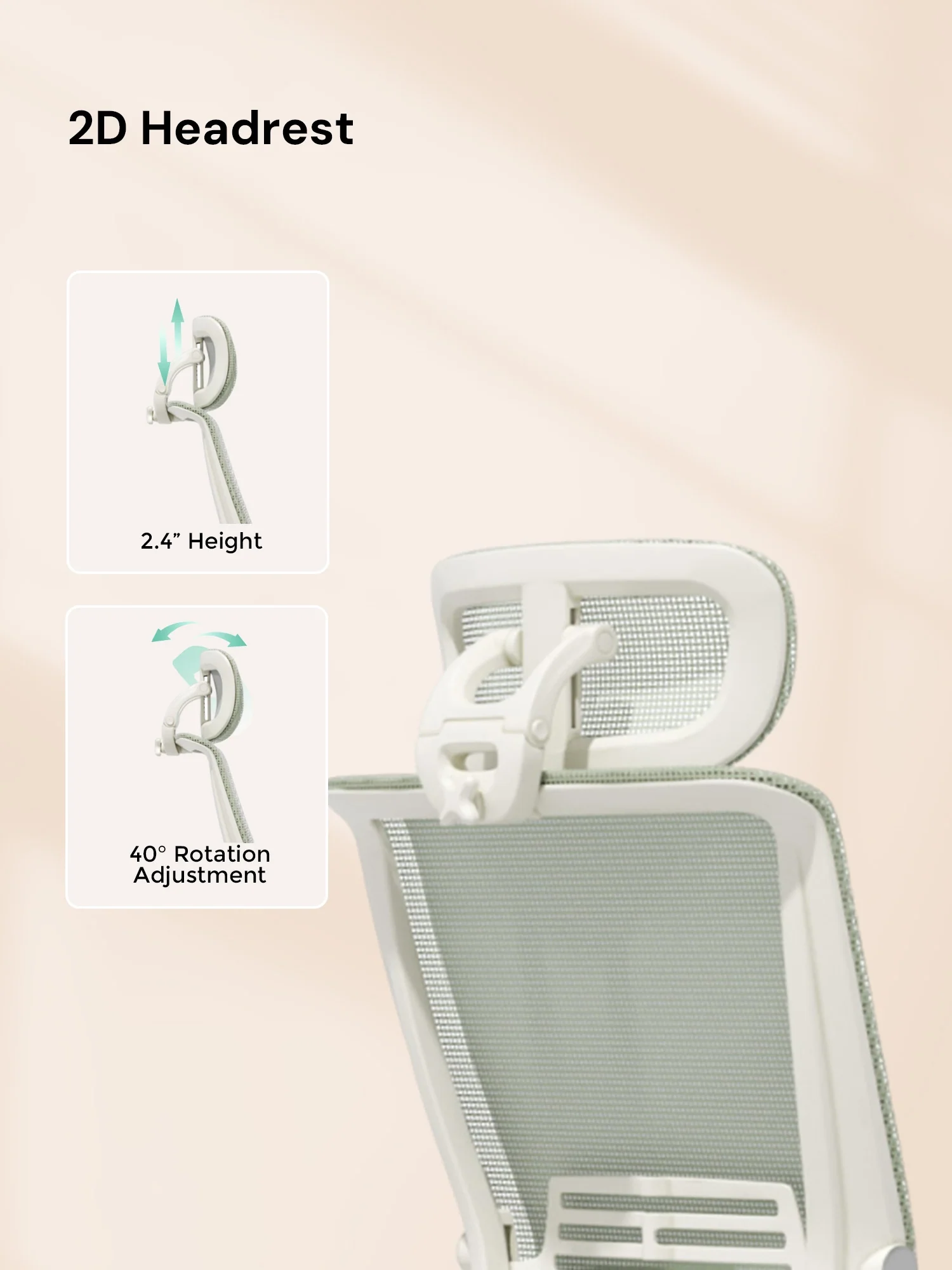 S4 Ergonomic Desk Chair with Foldable Backrest - Image 71