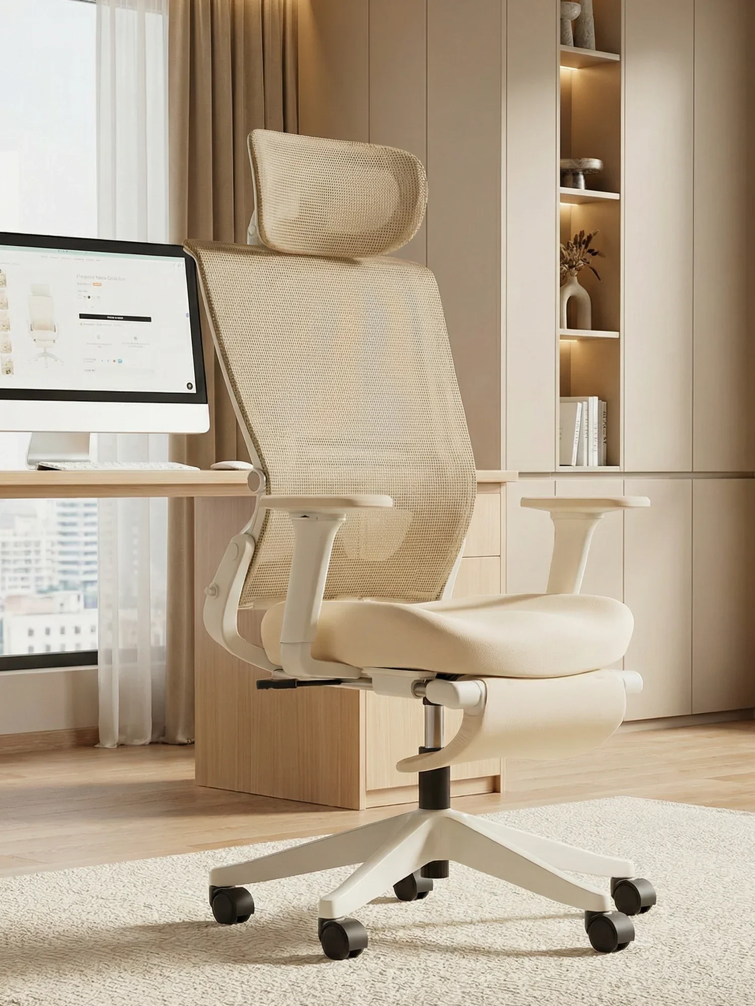 S4 Ergonomic Desk Chair with Foldable Backrest - Image 80