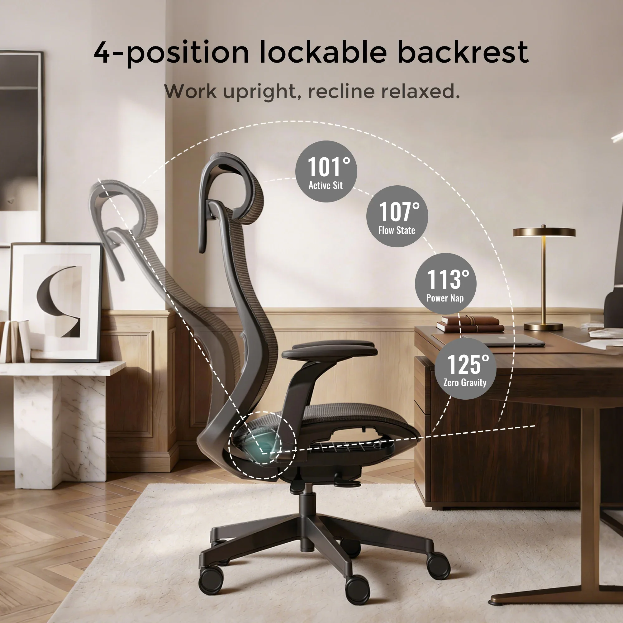 S5 Office Chair with Smooth Arch Design Style - Image 15