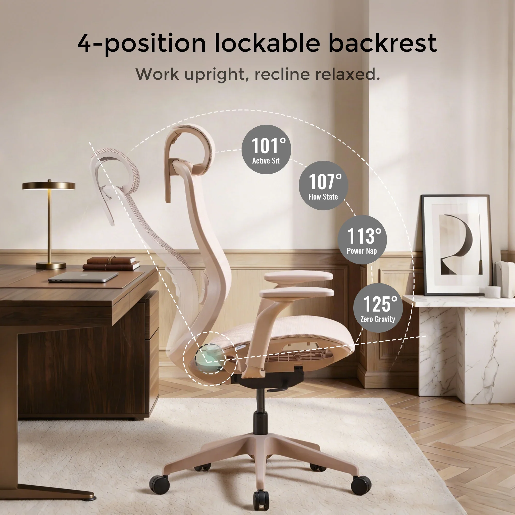 S5 Office Chair with Smooth Arch Design Style - Image 25