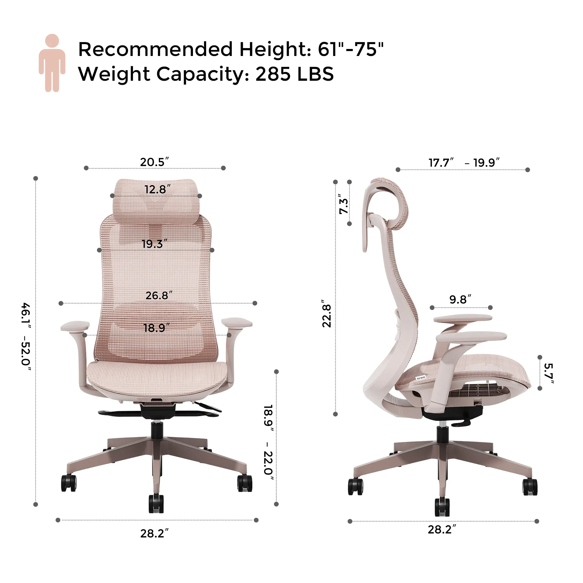 S5 Office Chair with Smooth Arch Design Style - Image 26