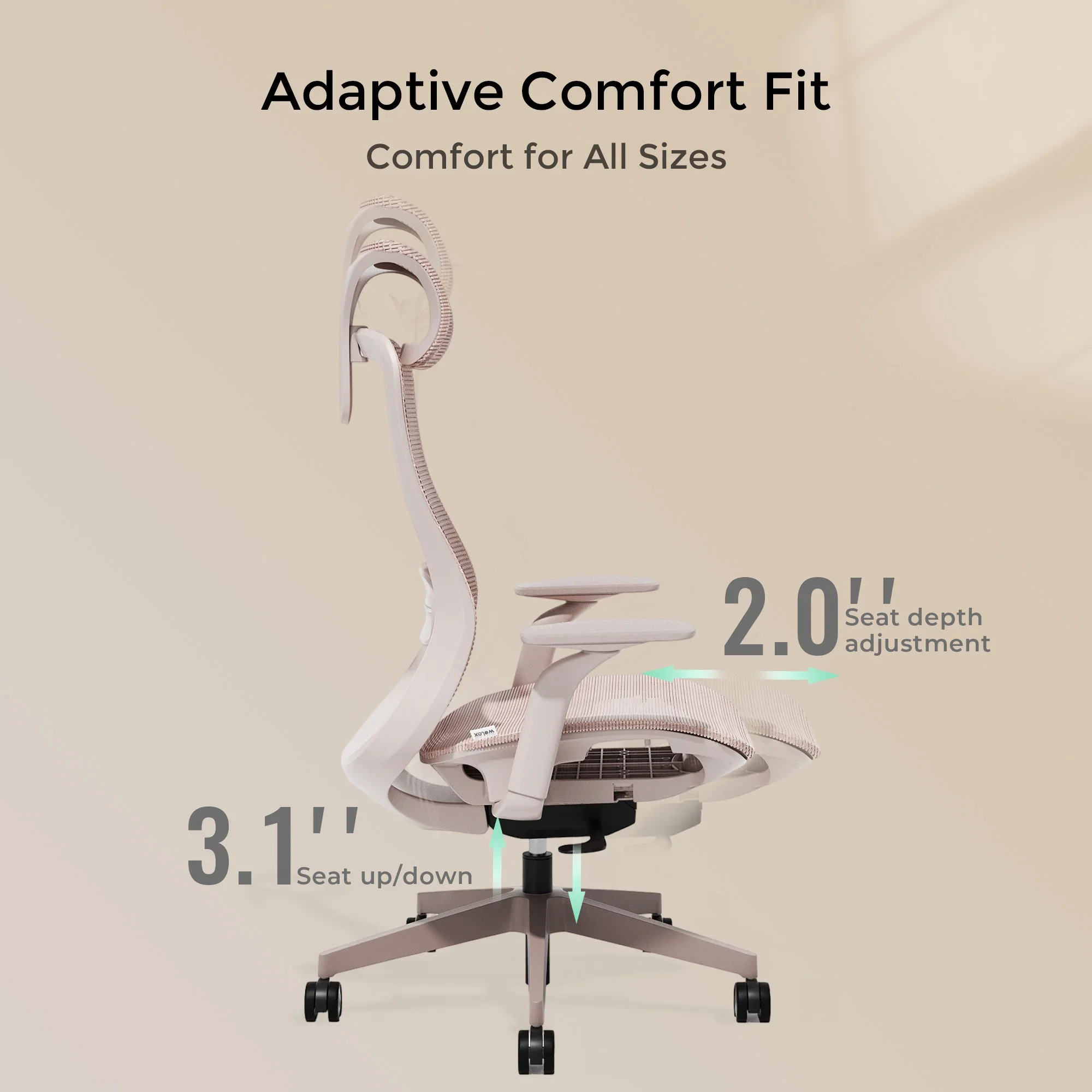 S5 Office Chair with Smooth Arch Design Style - Image 28