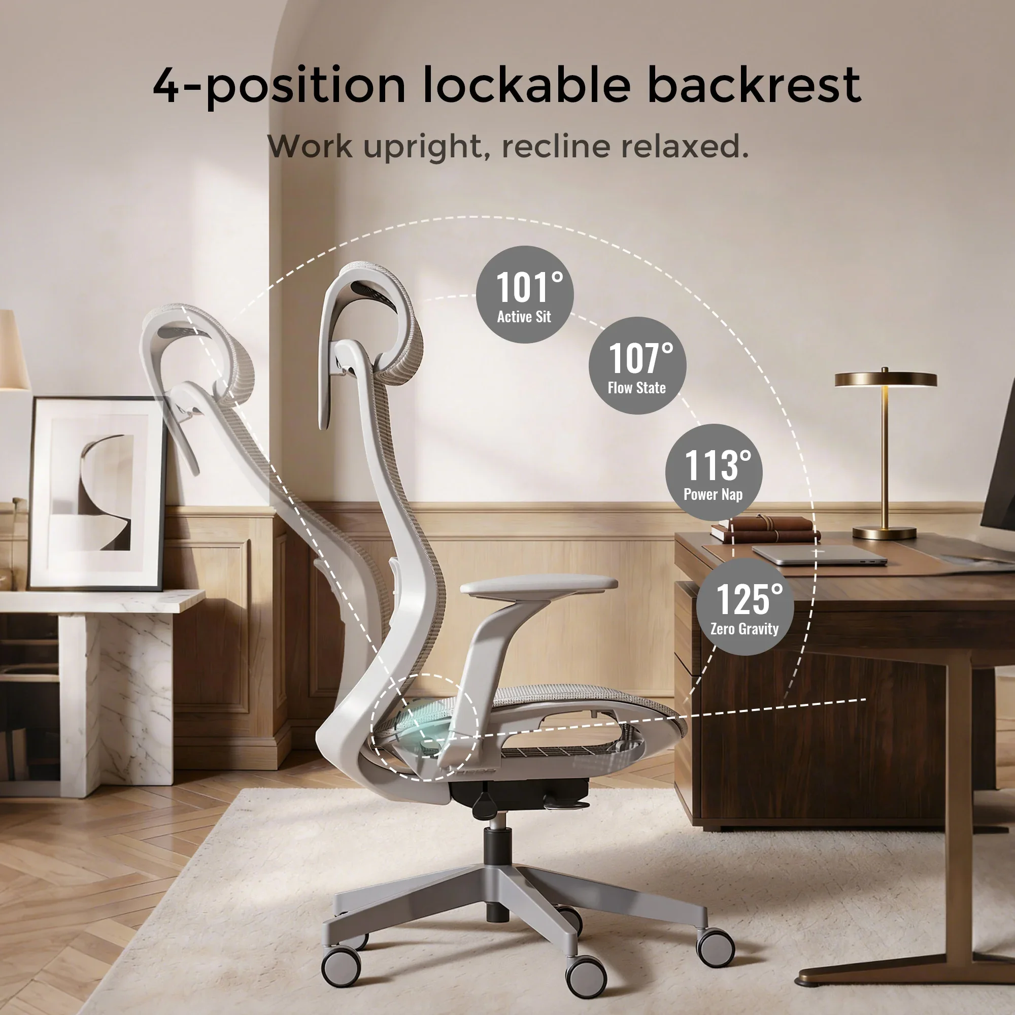 S5 Office Chair with Smooth Arch Design Style - Image 34