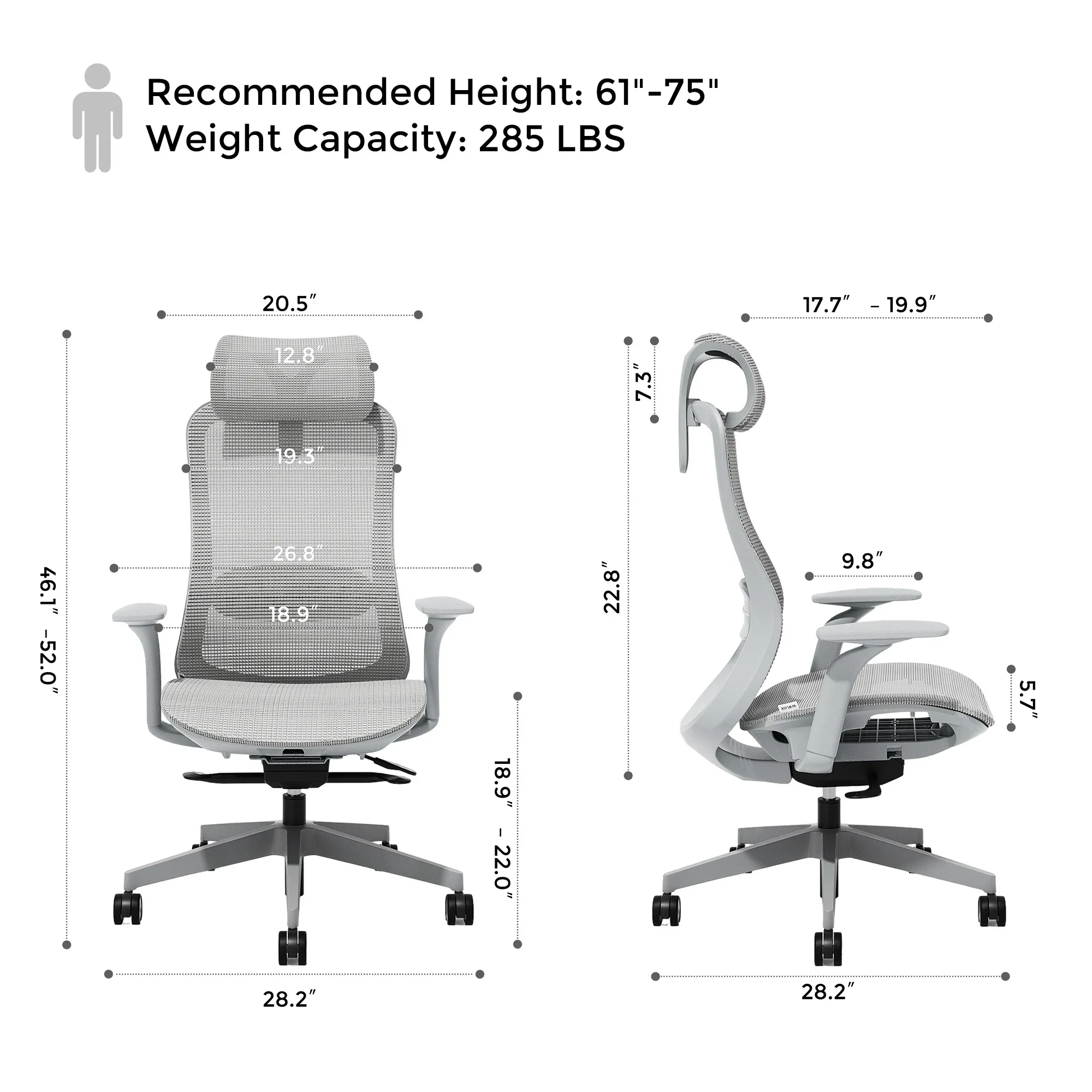 S5 Office Chair with Smooth Arch Design Style - Image 38