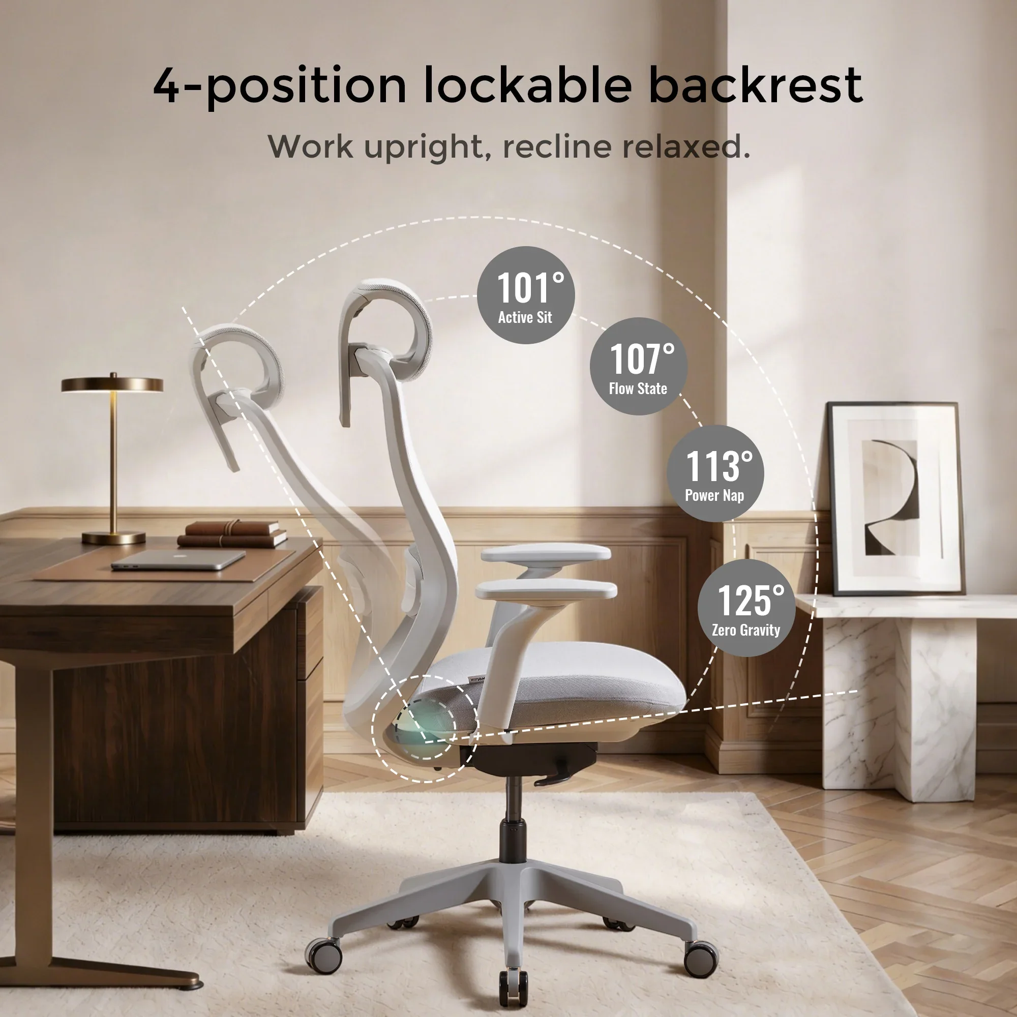 S5 Office Chair with Smooth Arch Design Style - Image 41