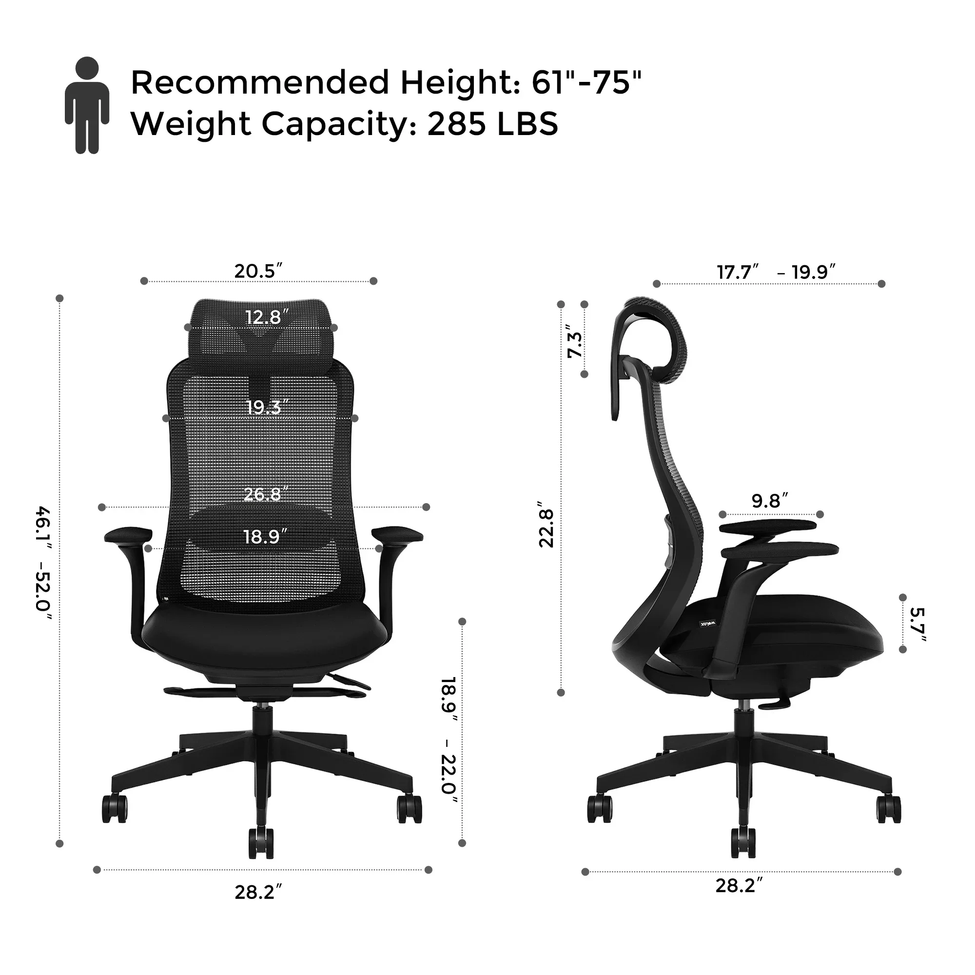 S5 Office Chair with Smooth Arch Design Style - Image 49
