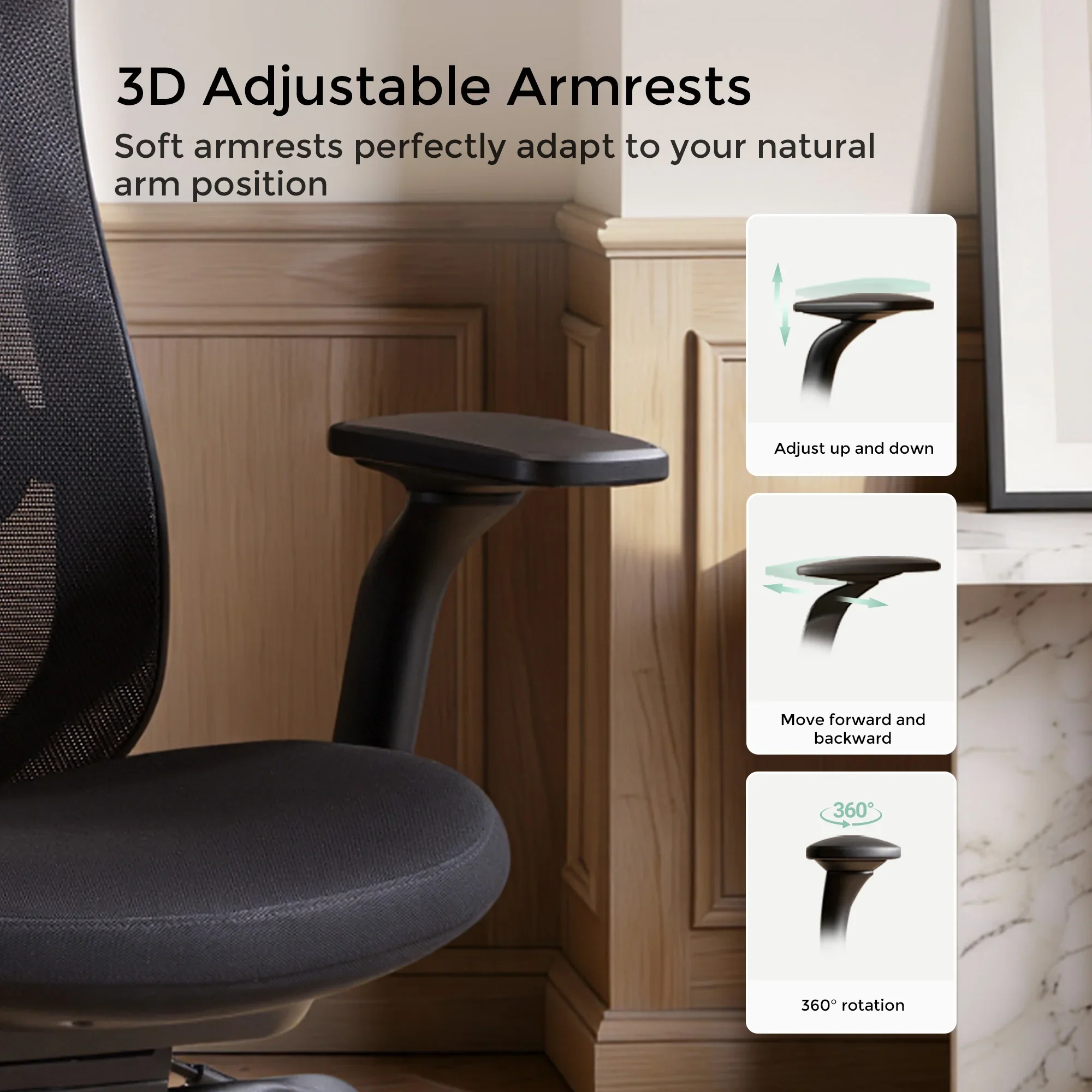 S5 Office Chair with Smooth Arch Design Style - Image 7