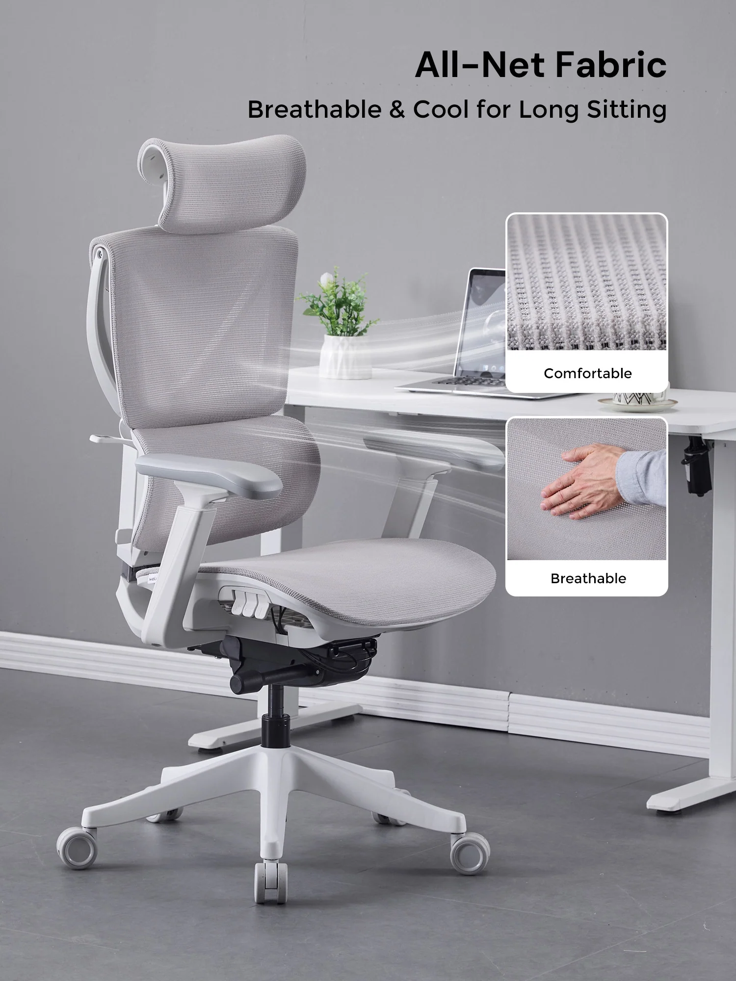 S7 Ergonomic Office Chair with Three-Button Adjustment - Image 47