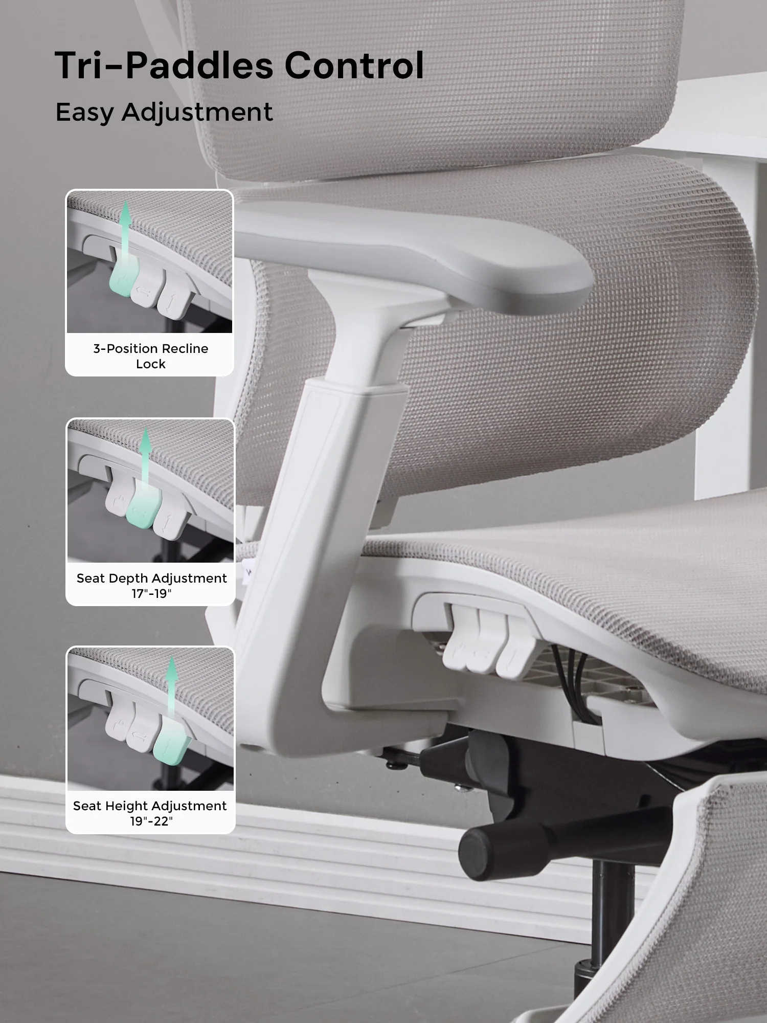 S7 Ergonomic Office Chair with Three-Button Adjustment - Image 50