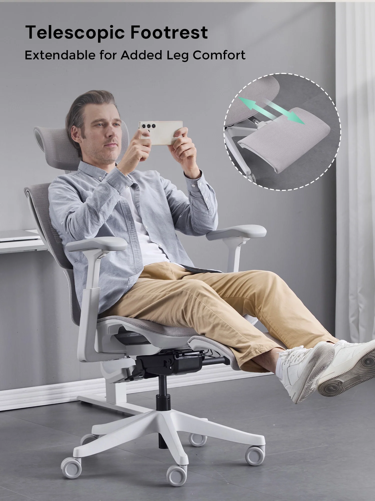 S7 Ergonomic Office Chair with Three-Button Adjustment - Image 53