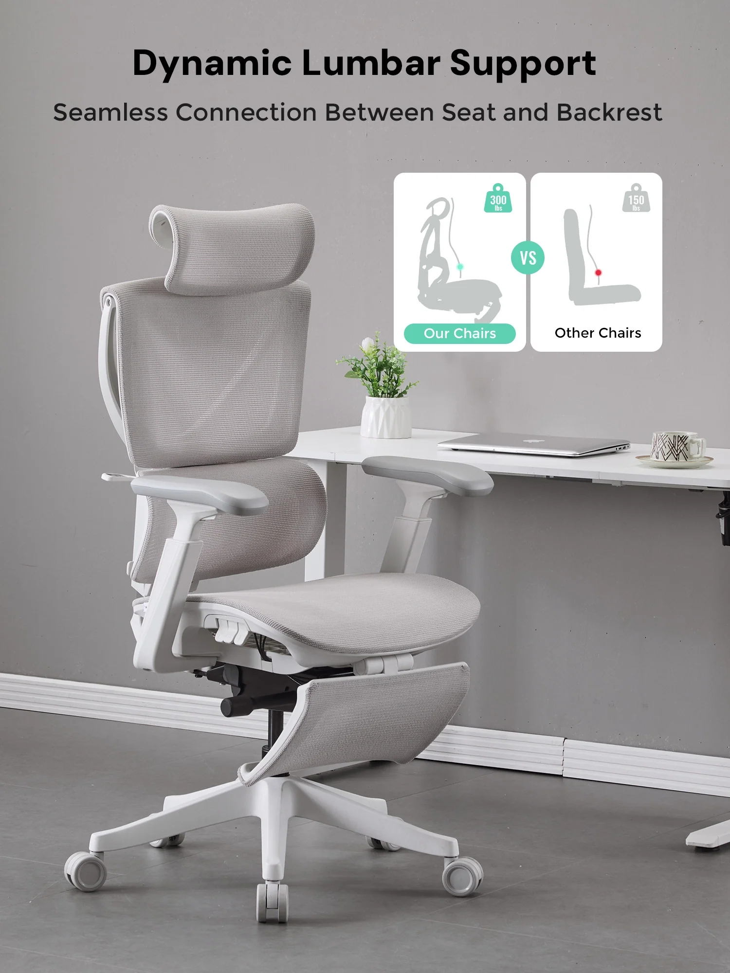 S7 Ergonomic Office Chair with Three-Button Adjustment - Image 55