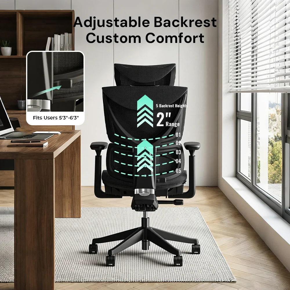 S7 Ergonomic Office Chair with Three-Button Adjustment - Image 70