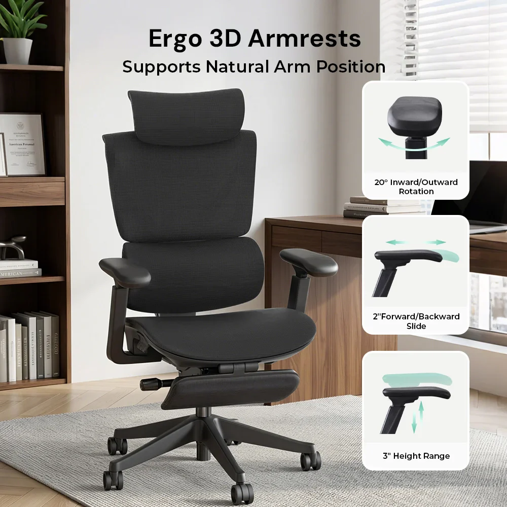 S7 Ergonomic Office Chair with Three-Button Adjustment - Image 75