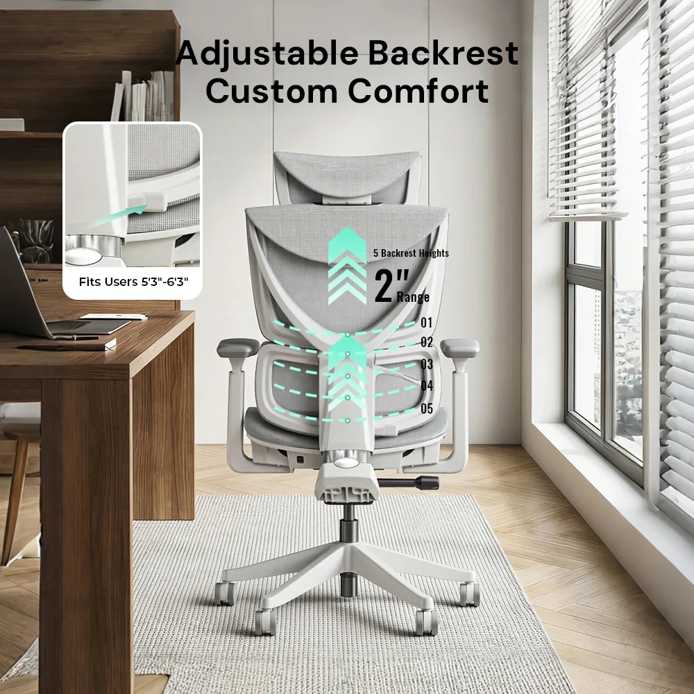 S7 Ergonomic Office Chair with Three-Button Adjustment - Image 86