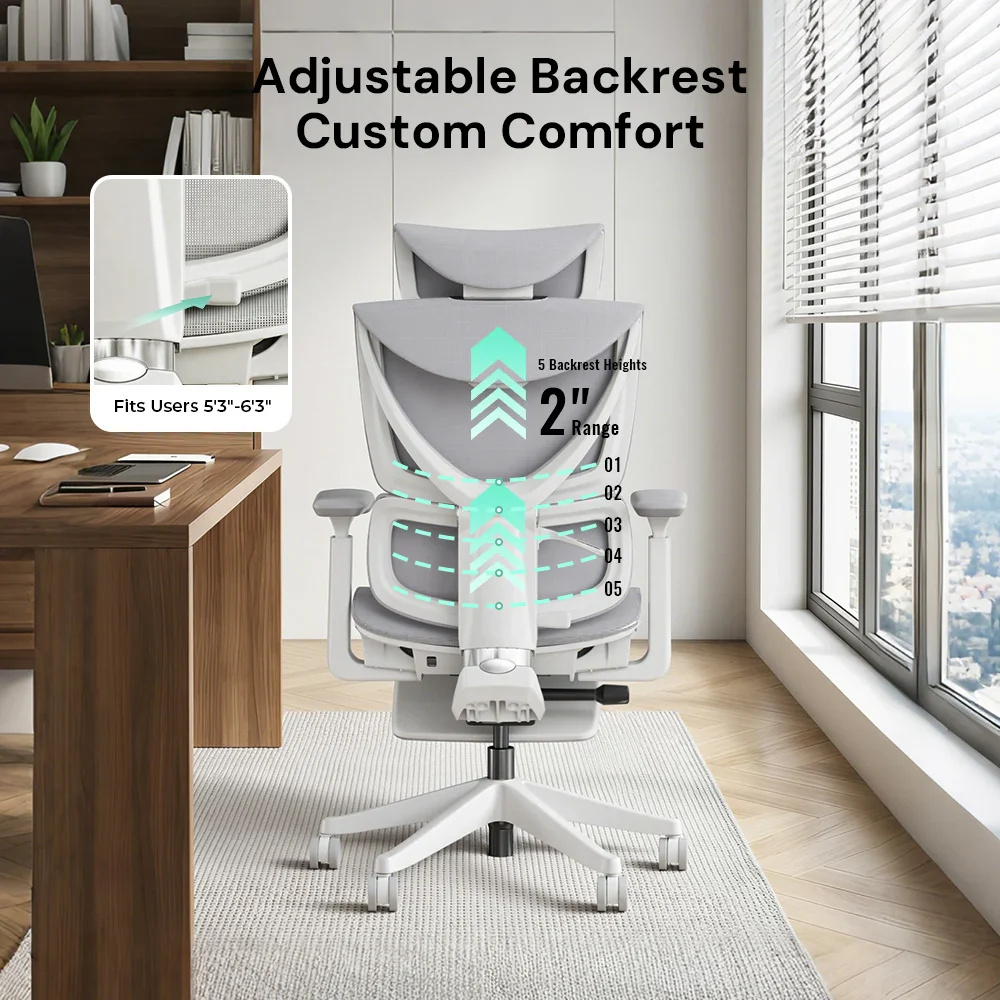 S7 Ergonomic Office Chair with Three-Button Adjustment - Image 94