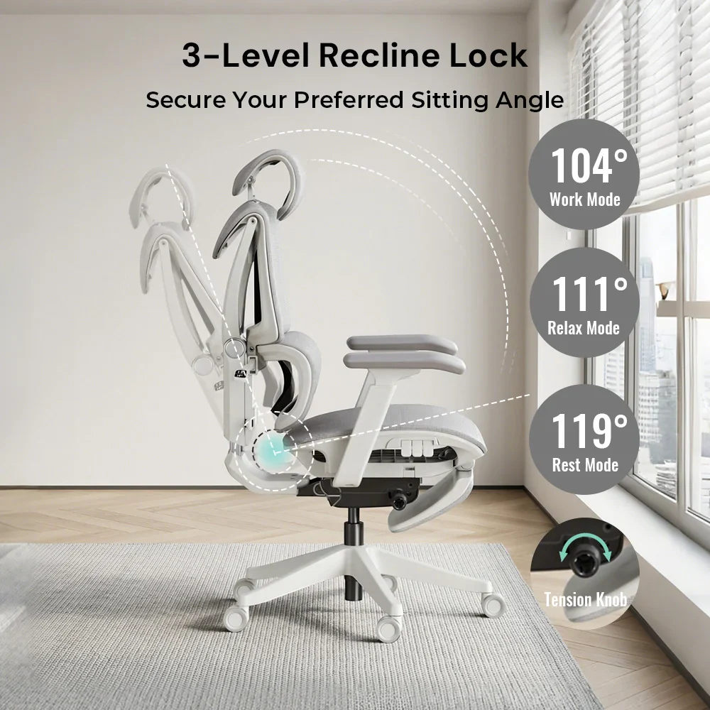 S7 Ergonomic Office Chair with Three-Button Adjustment - Image 97