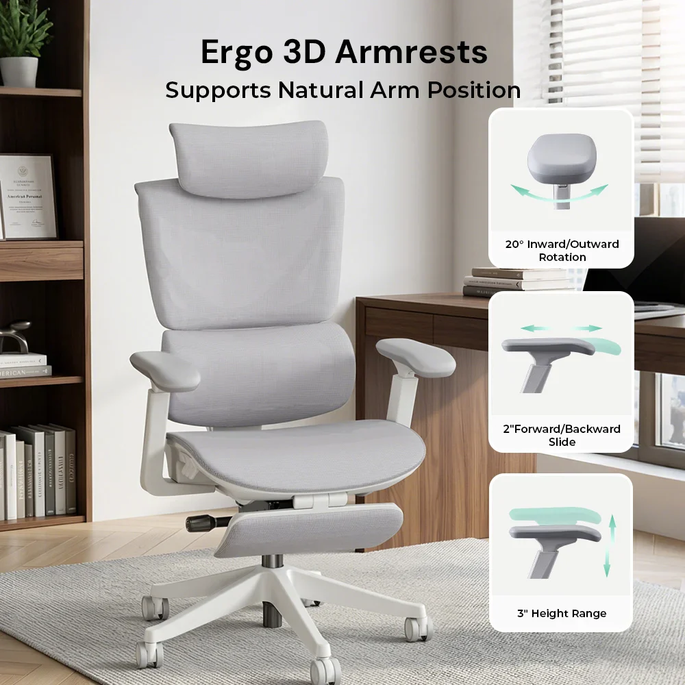 S7 Ergonomic Office Chair with Three-Button Adjustment - Image 98