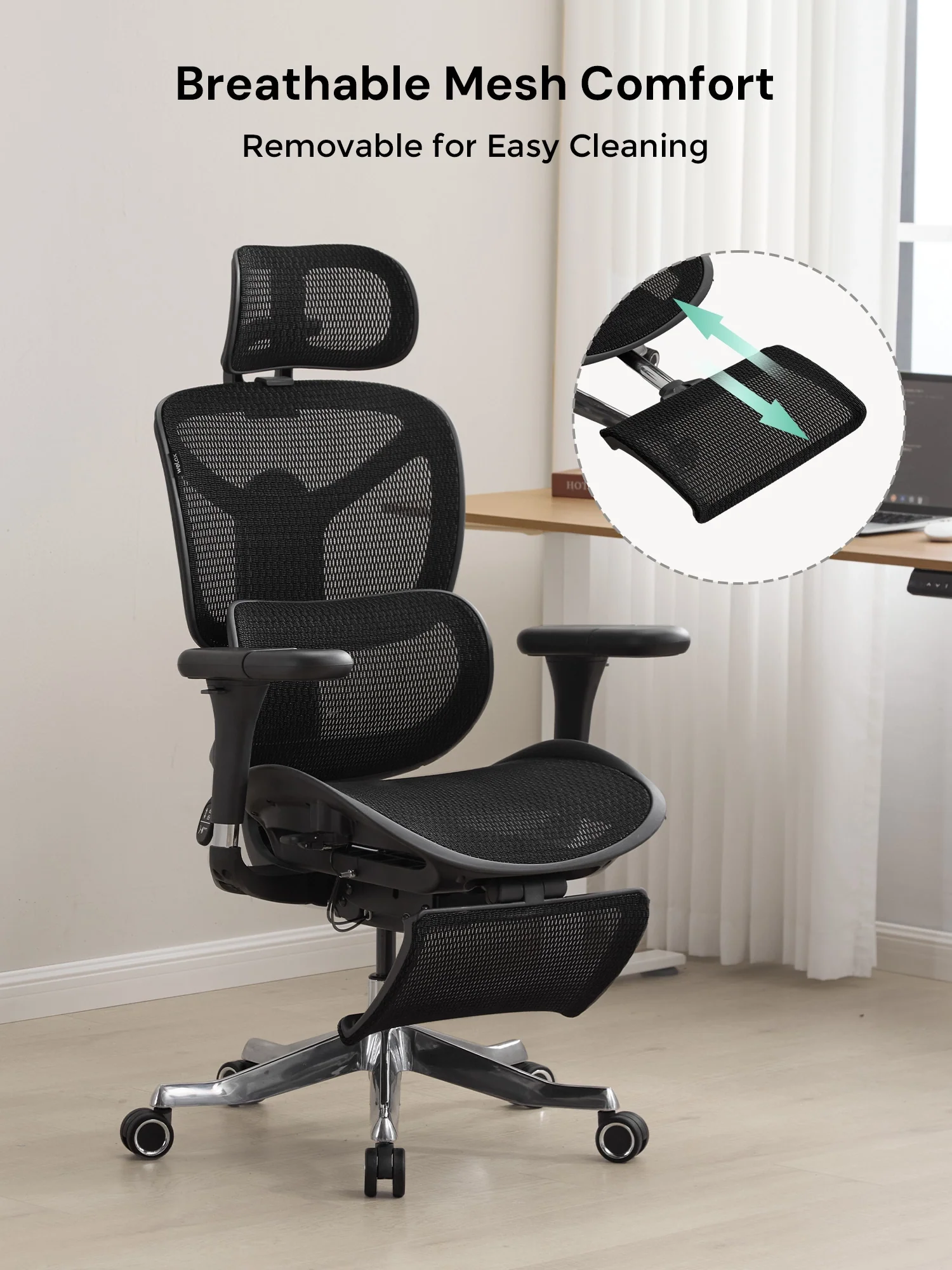 S9 Pro Ergonomic Office Chair with One-Touch Adjustment - Image 11