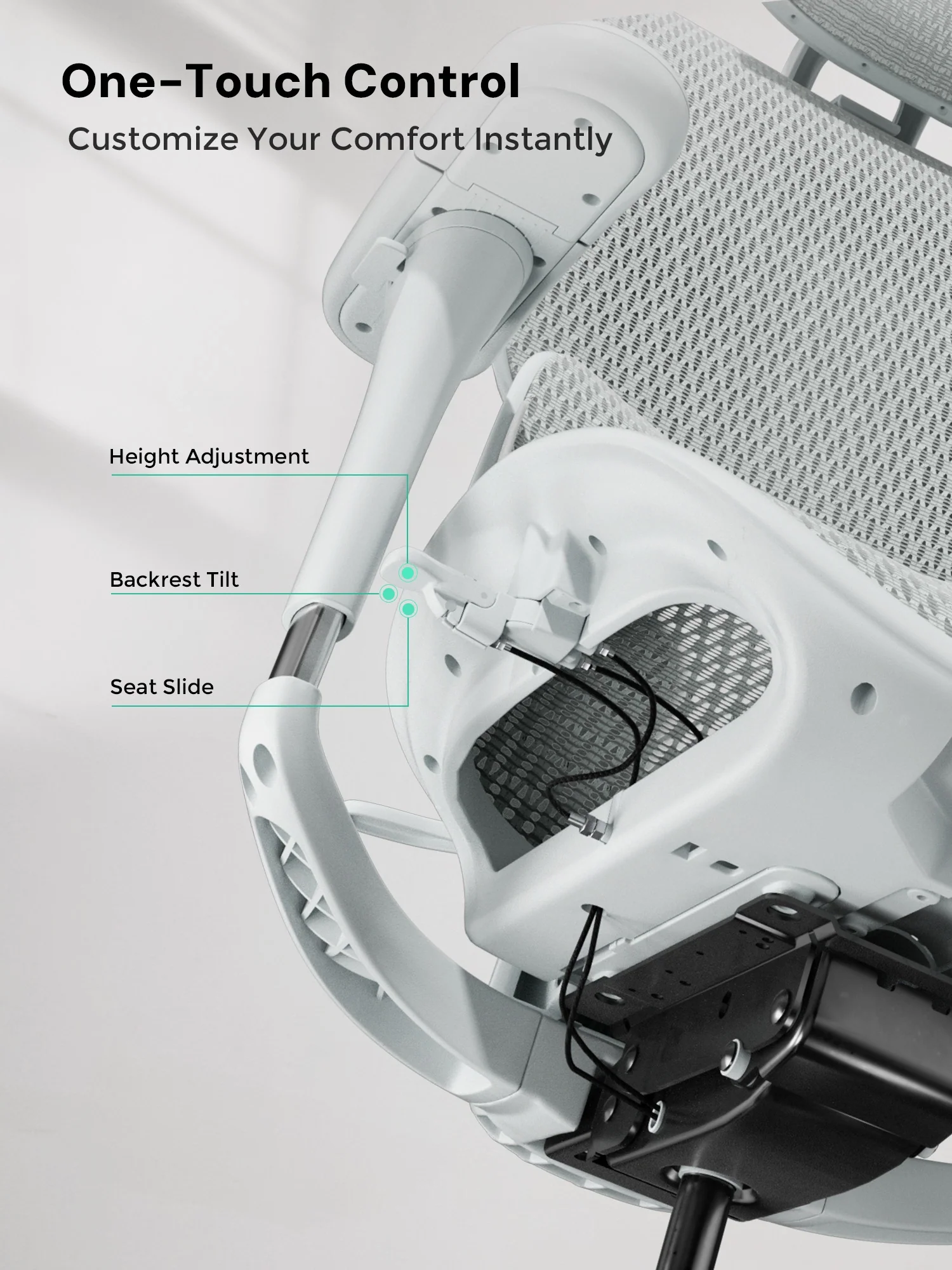 S9 Pro Ergonomic Office Chair with One-Touch Adjustment - Image 23