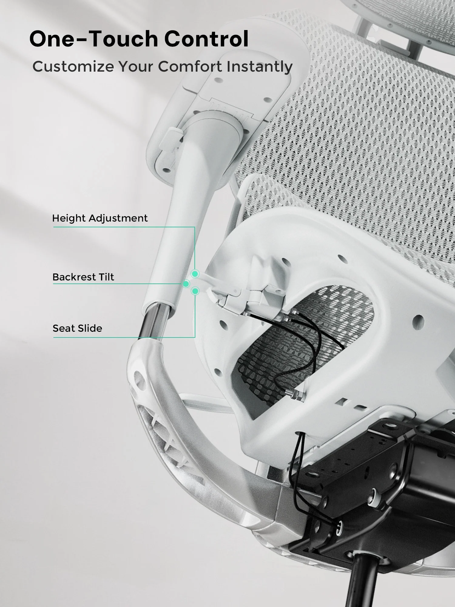 S9 Pro Ergonomic Office Chair with One-Touch Adjustment - Image 33