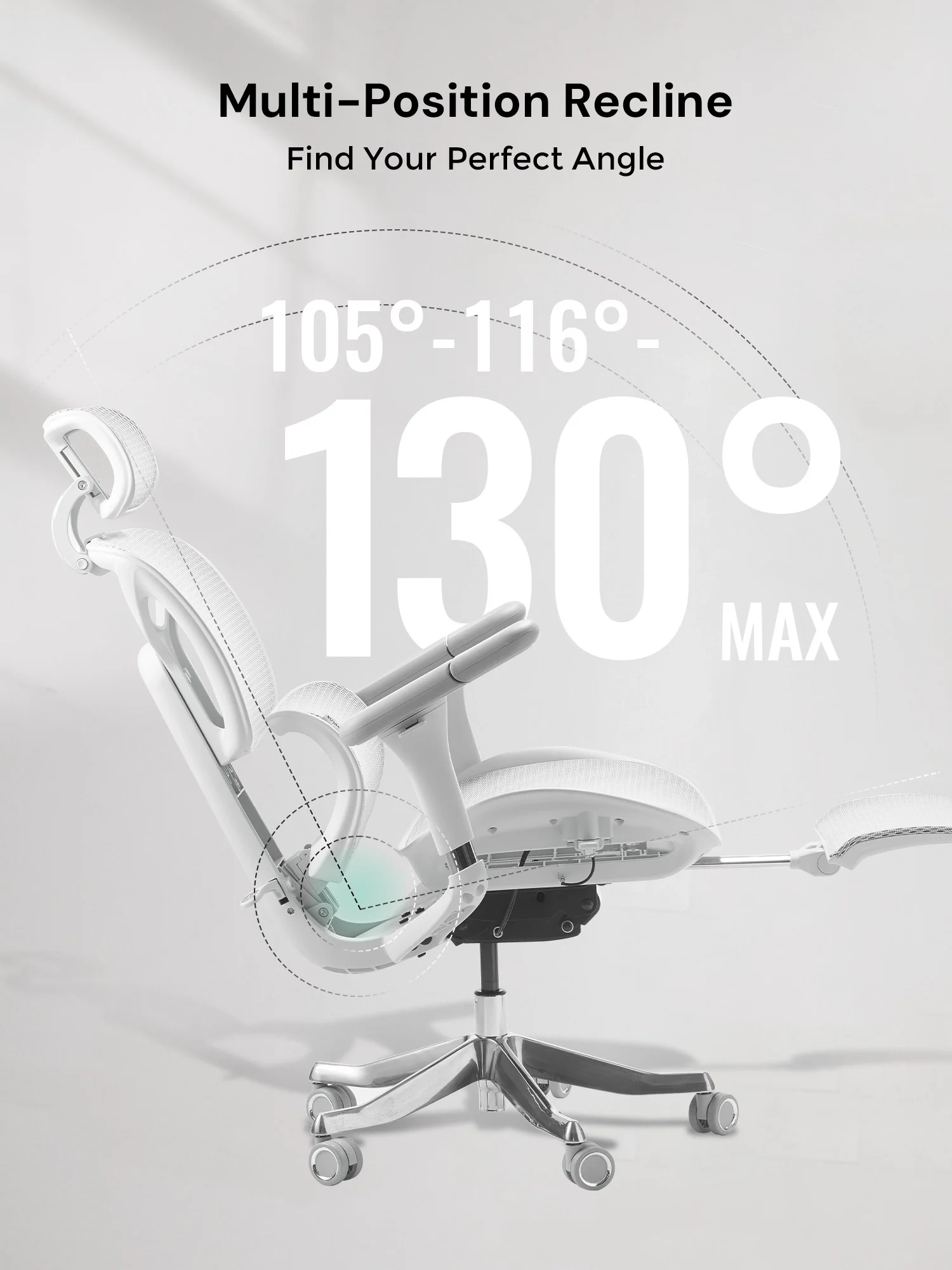 S9 Pro Ergonomic Office Chair with One-Touch Adjustment - Image 45