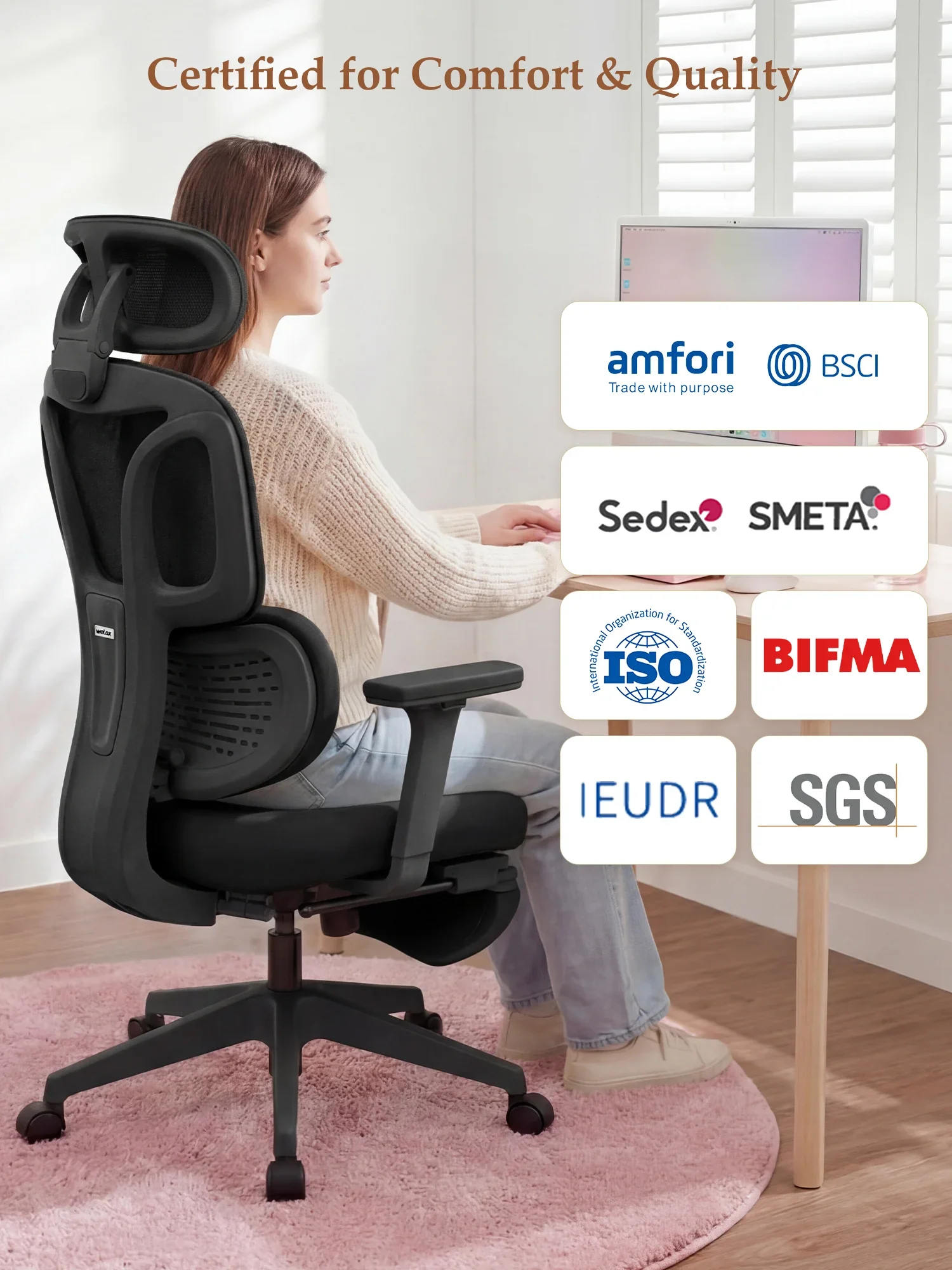 S3 Pro Office Chair with Colorful Lifestyle Design - Image 53