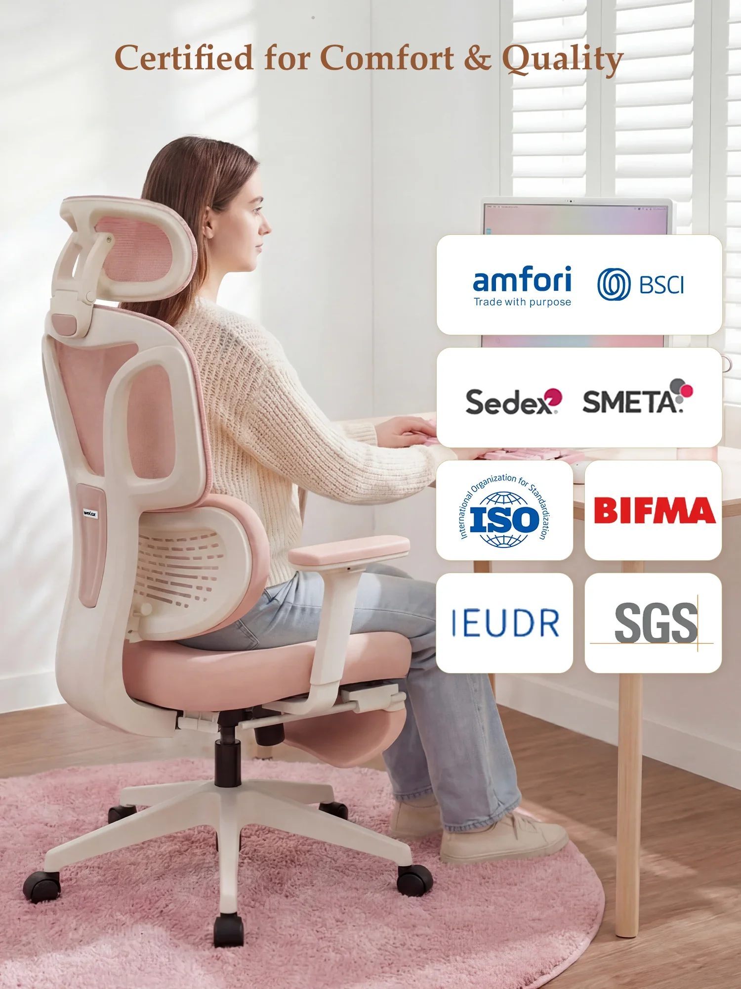 S3 Pro Office Chair with Colorful Lifestyle Design - Image 67