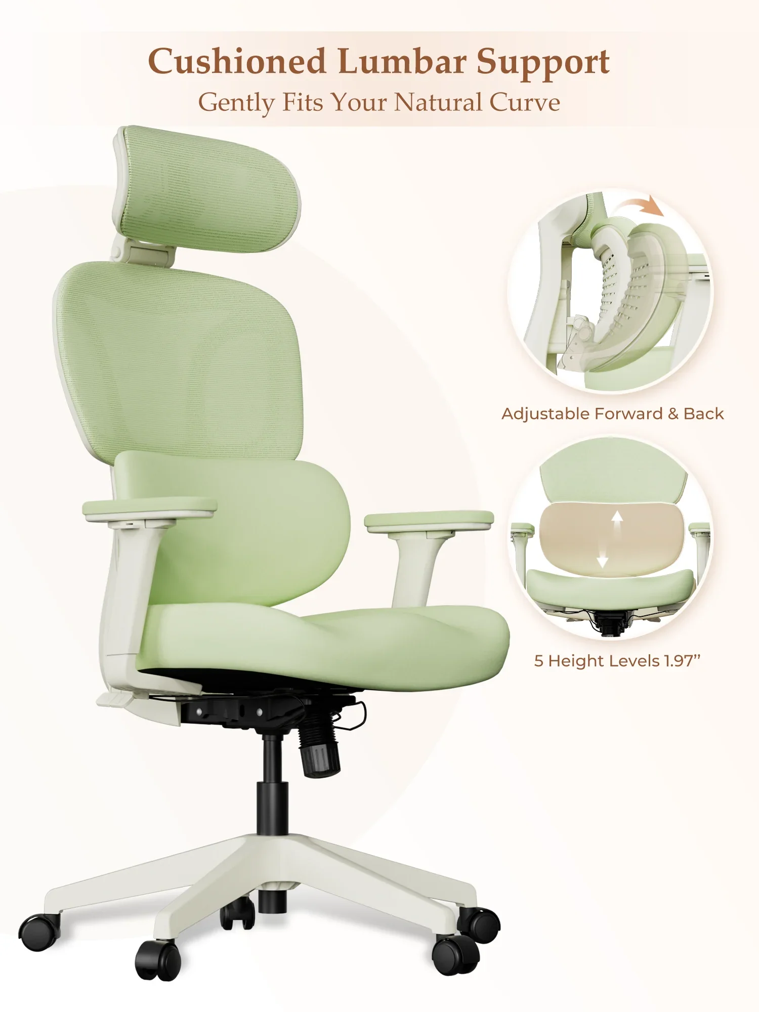 S3 Pro Office Chair with Colorful Lifestyle Design - Image 70